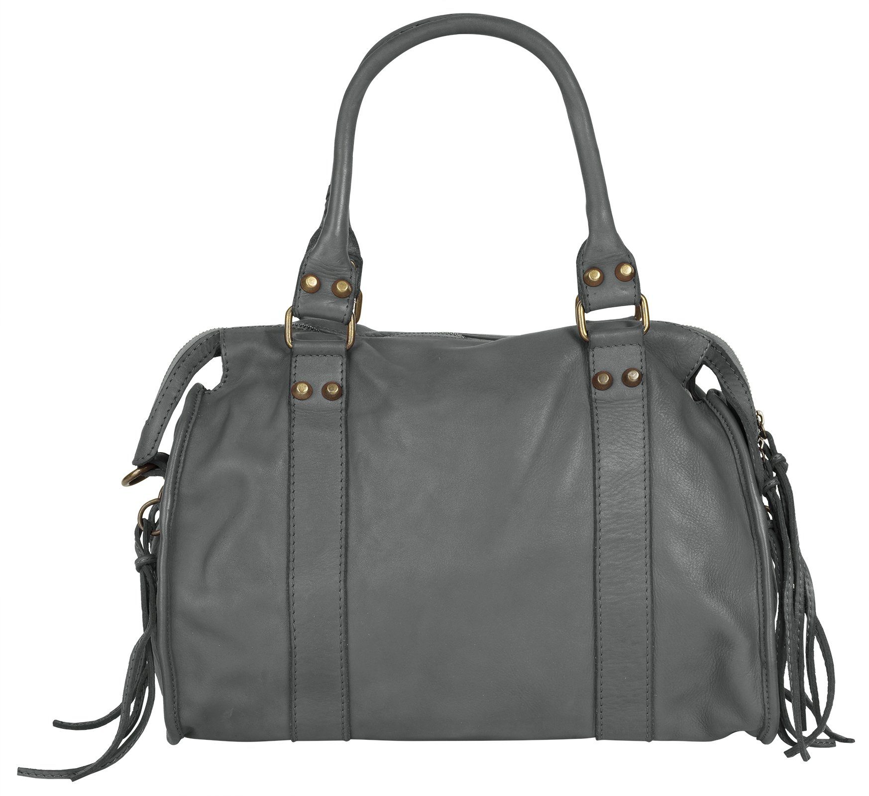Samantha Look Shopper echt leer, made in italy (1-delig)