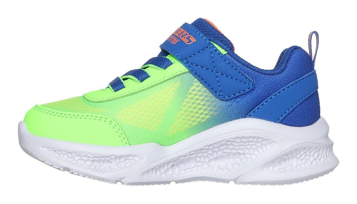 Skechers Babyschoentjes SKECHERS METEOR-LIGHTS , blink-klittenbandschoen om in te glijden, neon, maat sjabloon om te downloaden