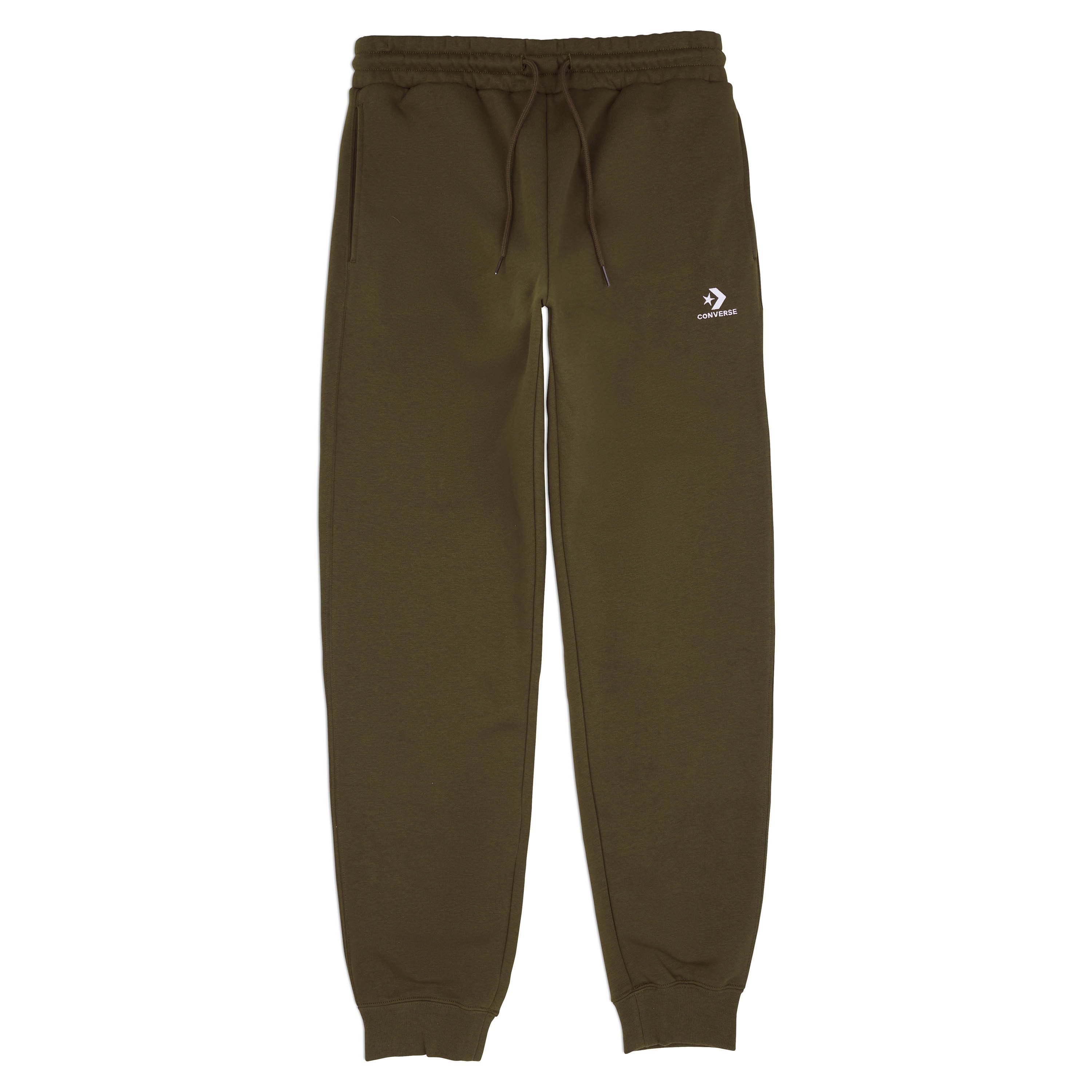 Converse Joggingbroek EMBROIDERED STAR CHEVRON SWEATPANT (1-delig) dames joggingbroeken maat S groen