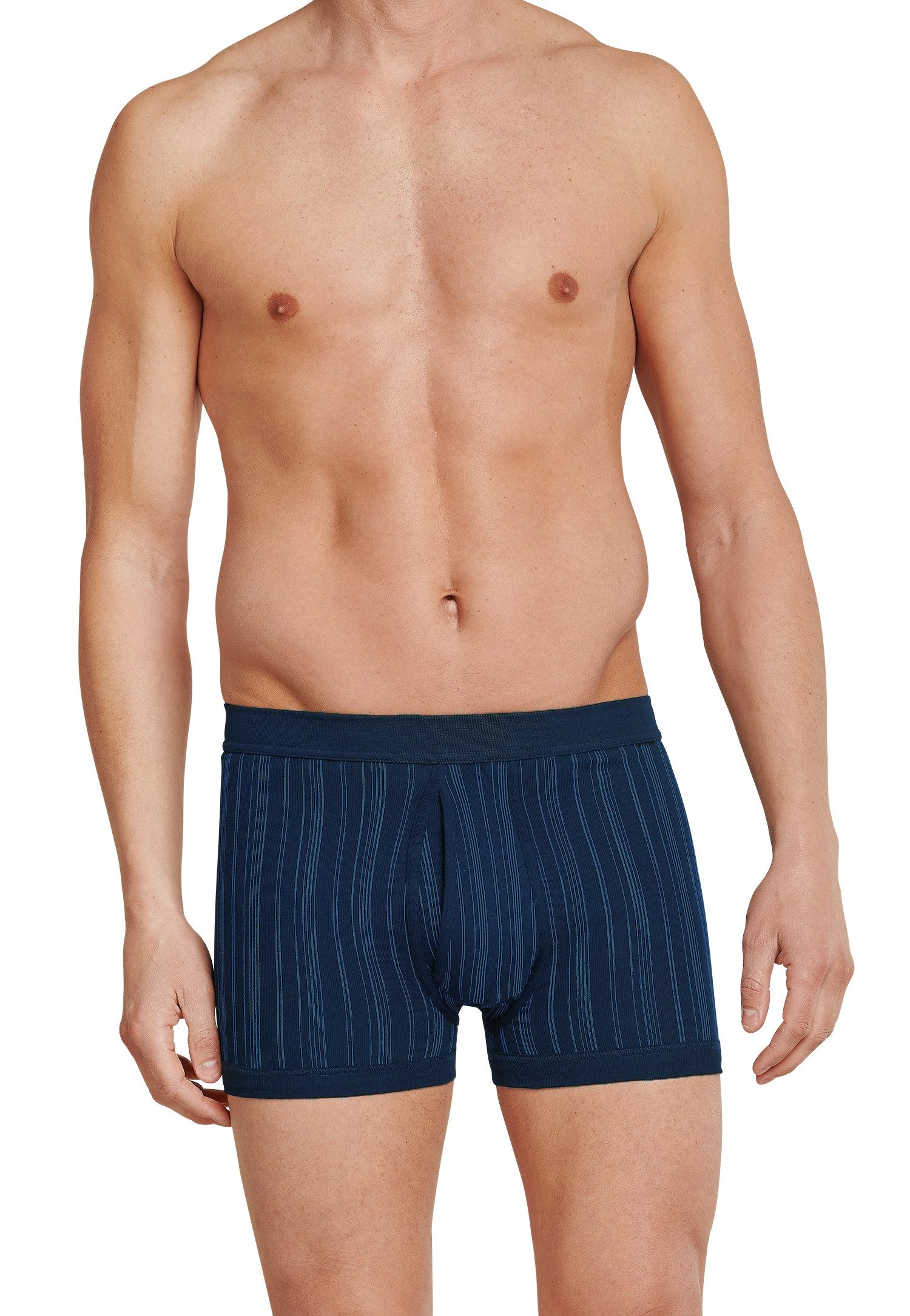 Schiesser Boxershort Original Classics met gulp, gestreept (Set van 2)