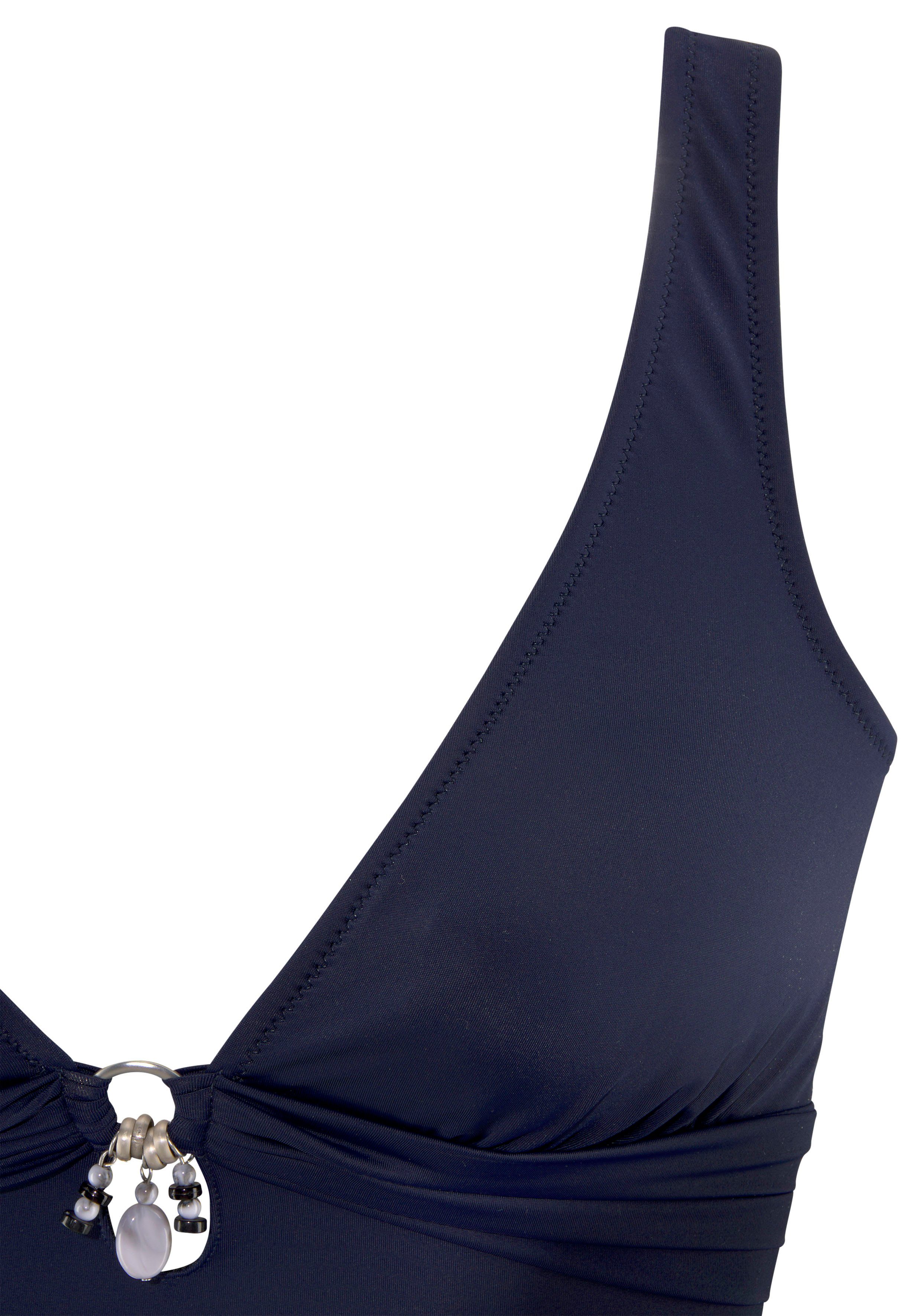 Bruno Banani Badpak met zilverkleurig accessoire