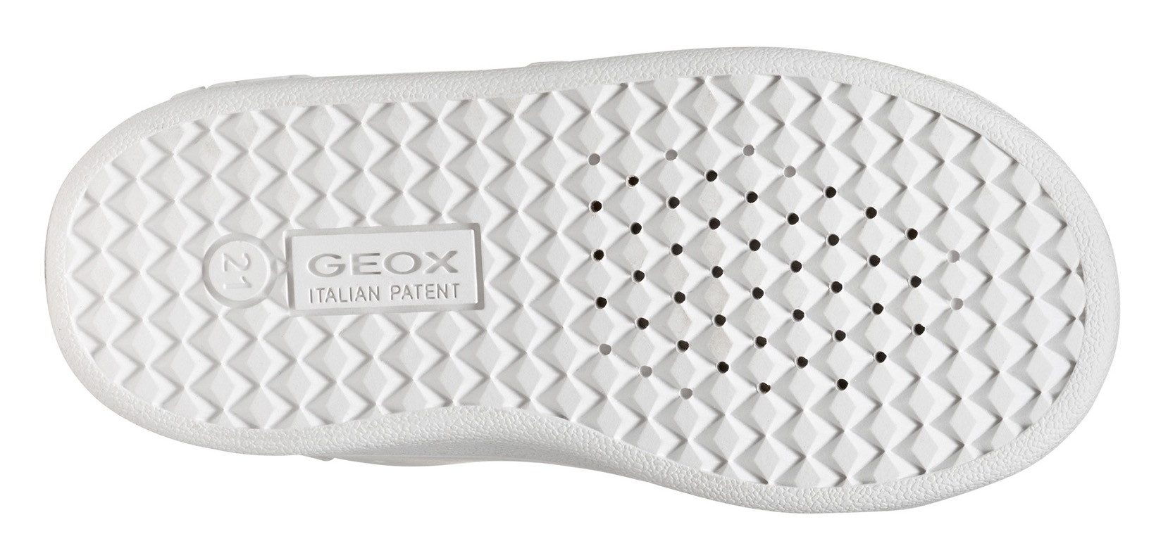 Geox Sneakers B ECLYPER GIRL , retro sneaker, klittenbandschoen met kleurrijke glinsterende hiel
