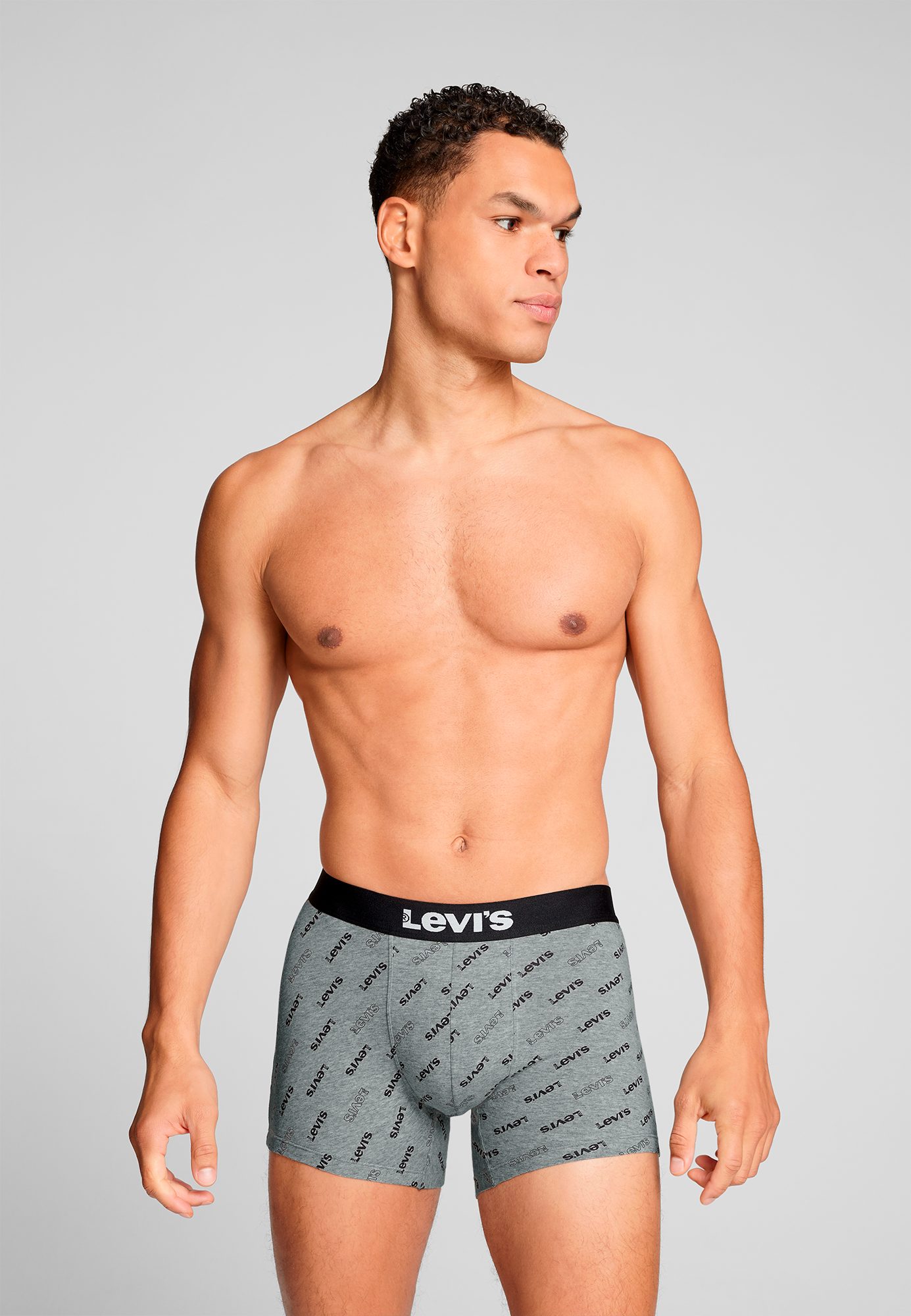 Levi's® Boxershort LEVIS MEN LOGO AOP BOXER BRIEF ORG CO 2P (Set van 2)