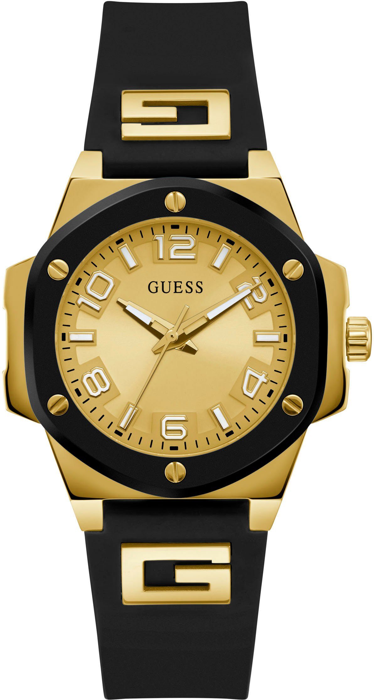 Guess Kwartshorloge G HYPE Polshorloge, dameshorloge dames horloges zwart