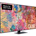 samsung qled-tv 55" qled 4k q80b (2022), 138 cm - 55 ", smart tv | google tv zilver