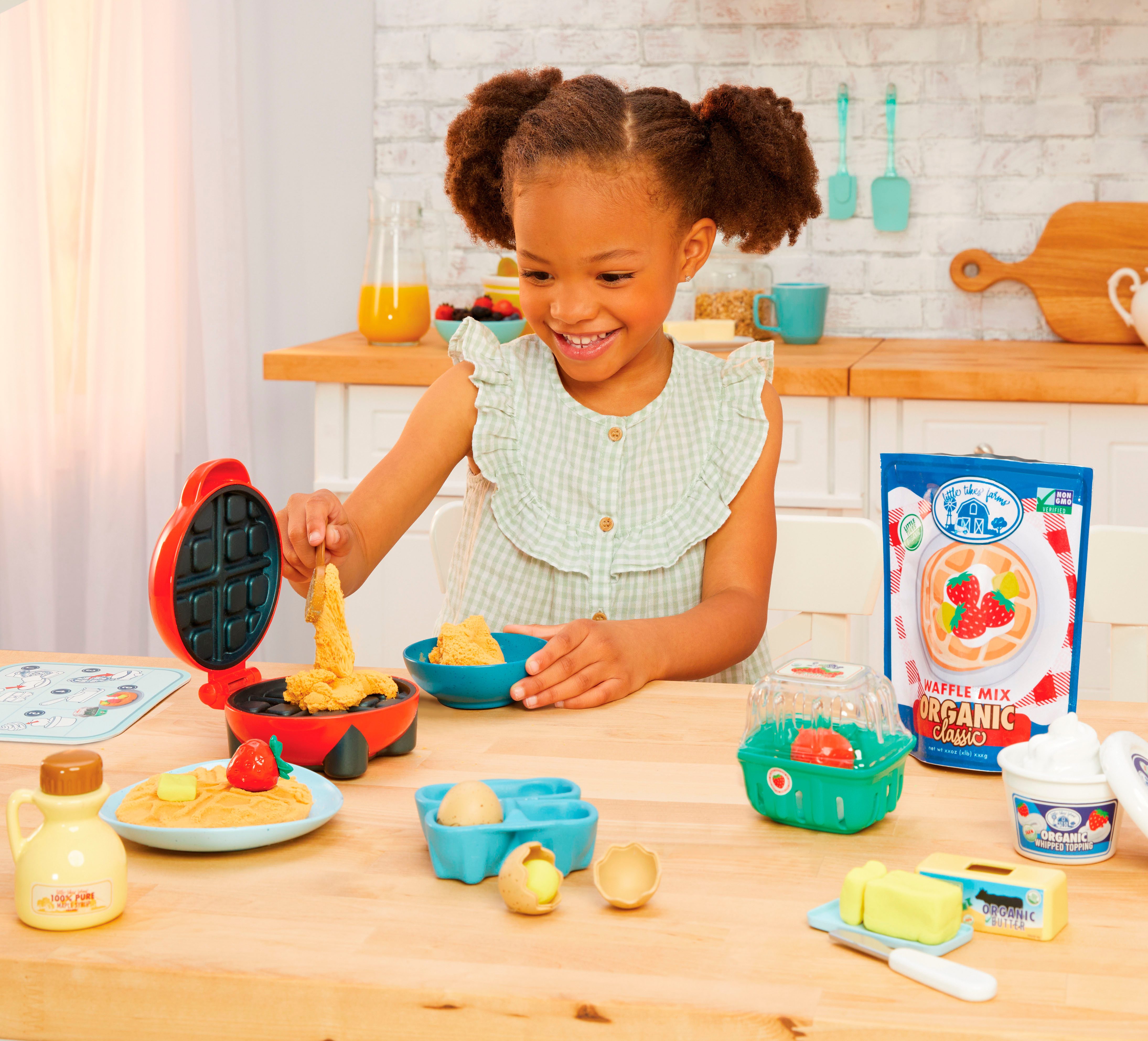 Little Tikes® Speelgoed-levensmiddelen Creative Chefs Waffles Kit (18-delig)