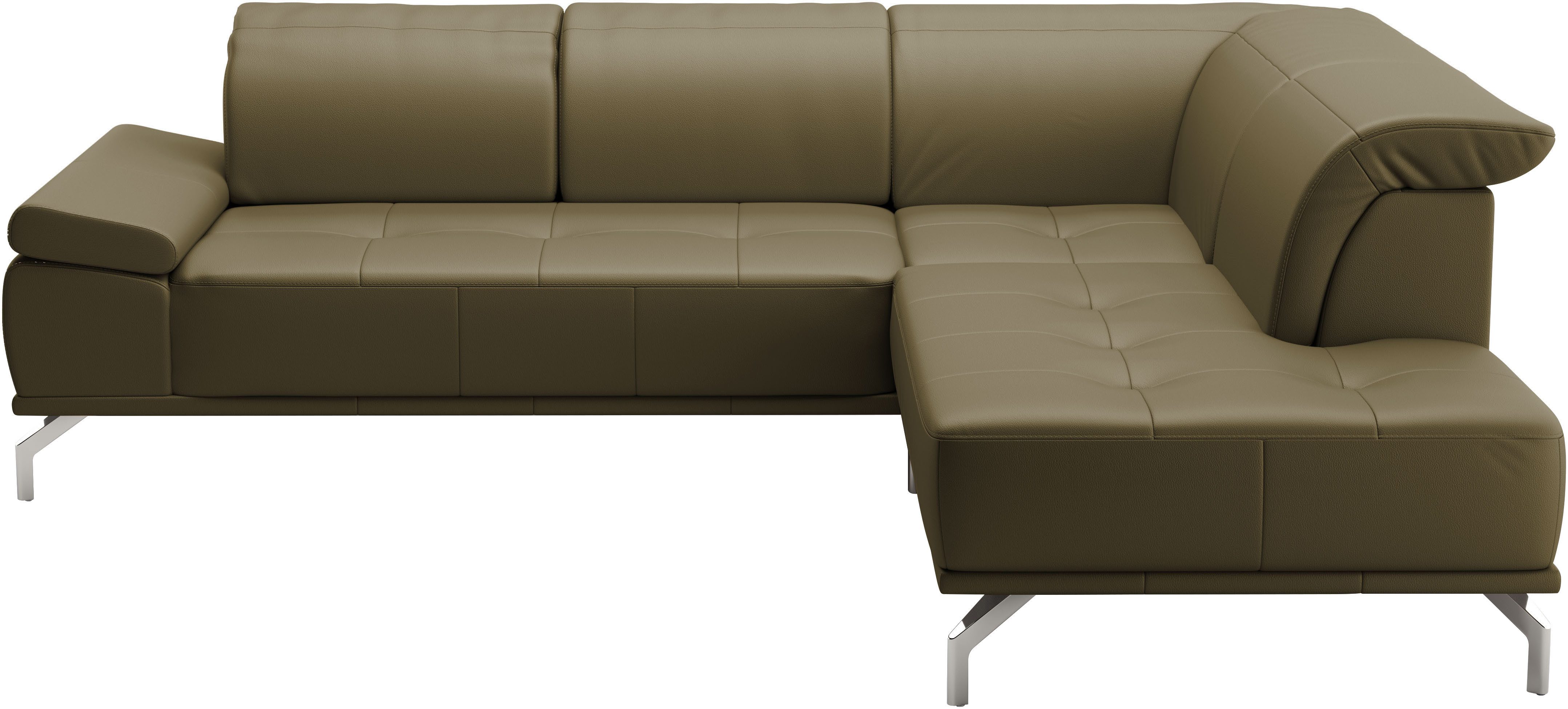 Places of Style Hoekbank Caluna Incl. zitdiepteverstelling, optioneel met hoofd- en armleuningverstelling