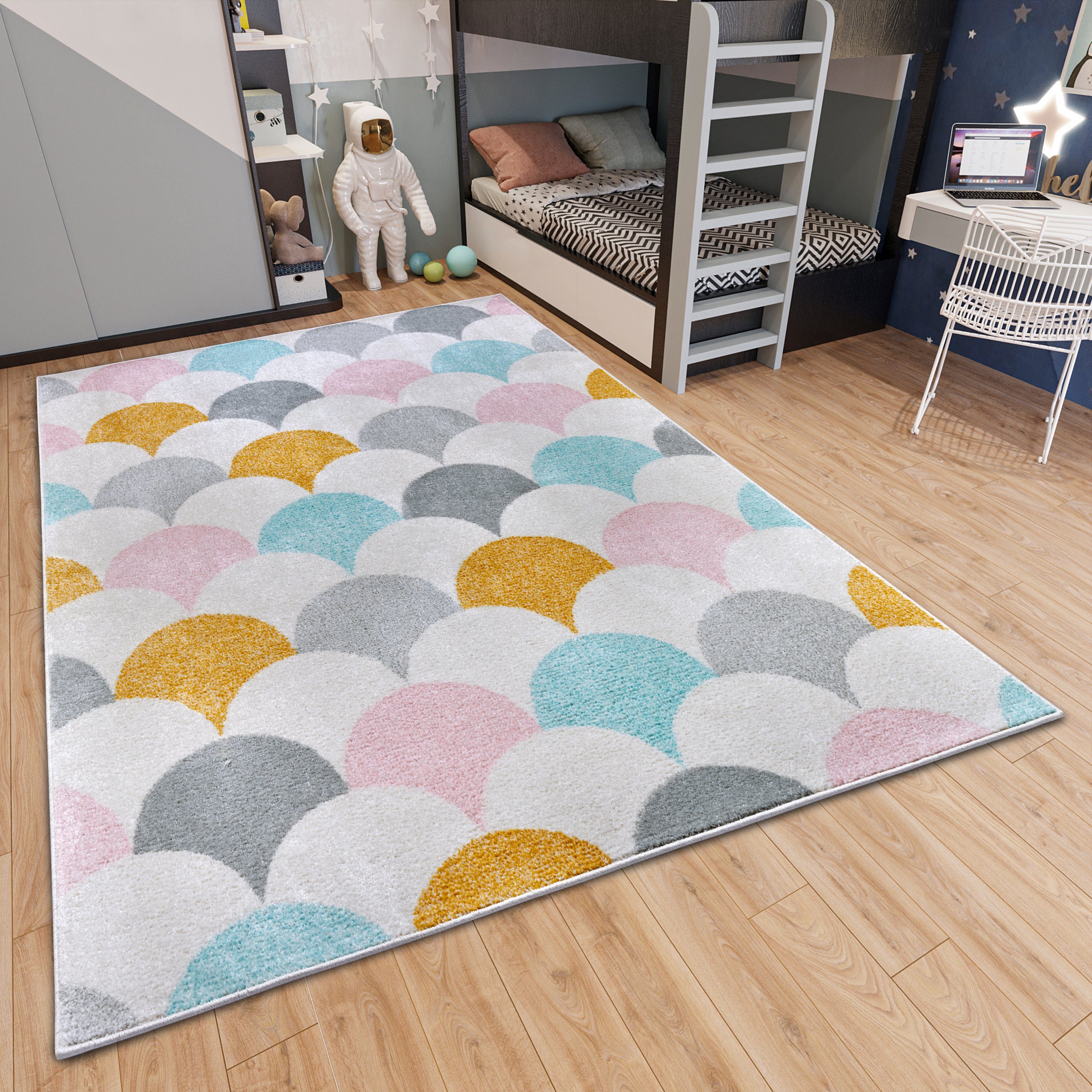 HANSE Home Kindervloerkleed Adventures Cloudy Speeltapijt, stevig, kinderkamer, kortpolig, speelondergrond