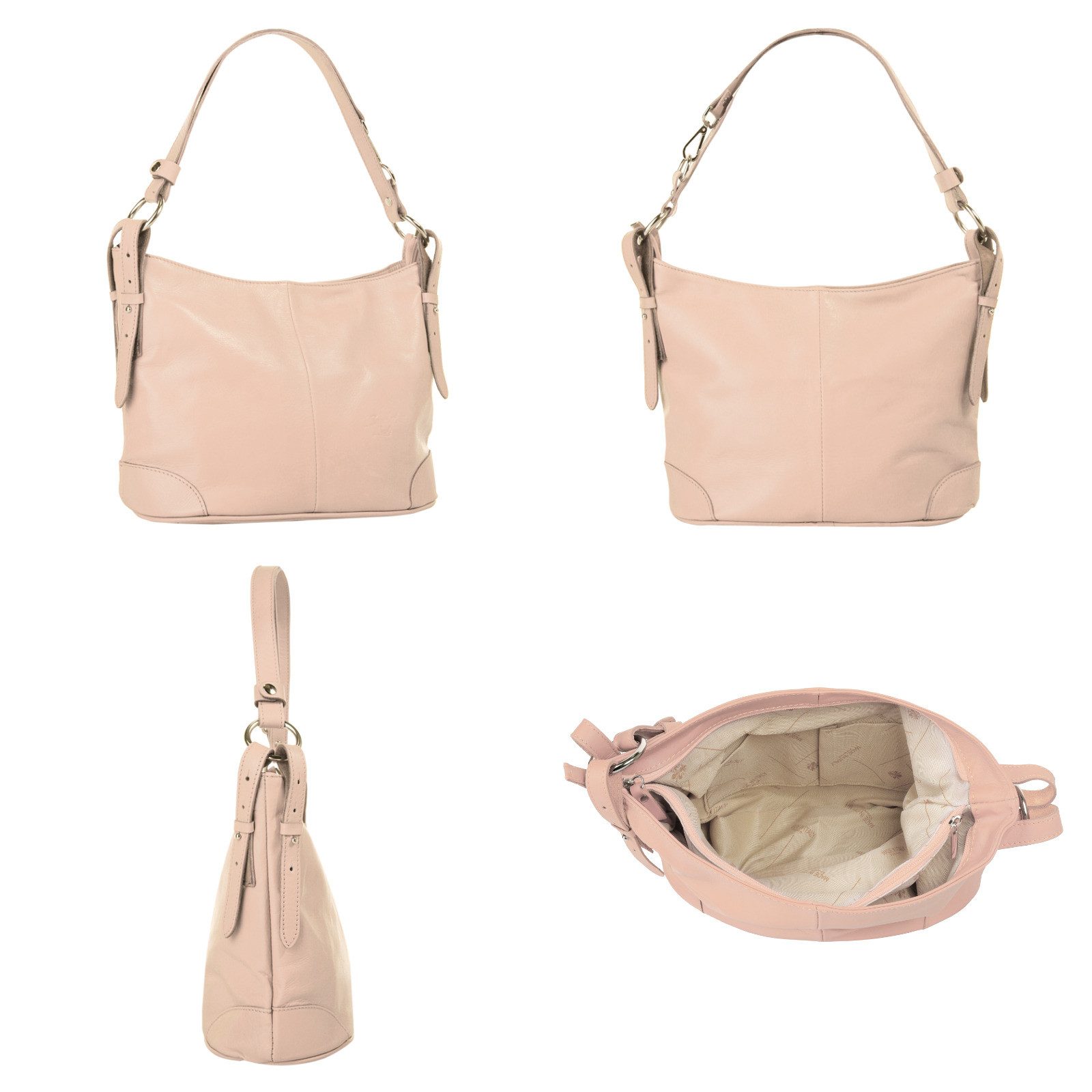 Samantha Look Schoudertas echt leer, made in italy