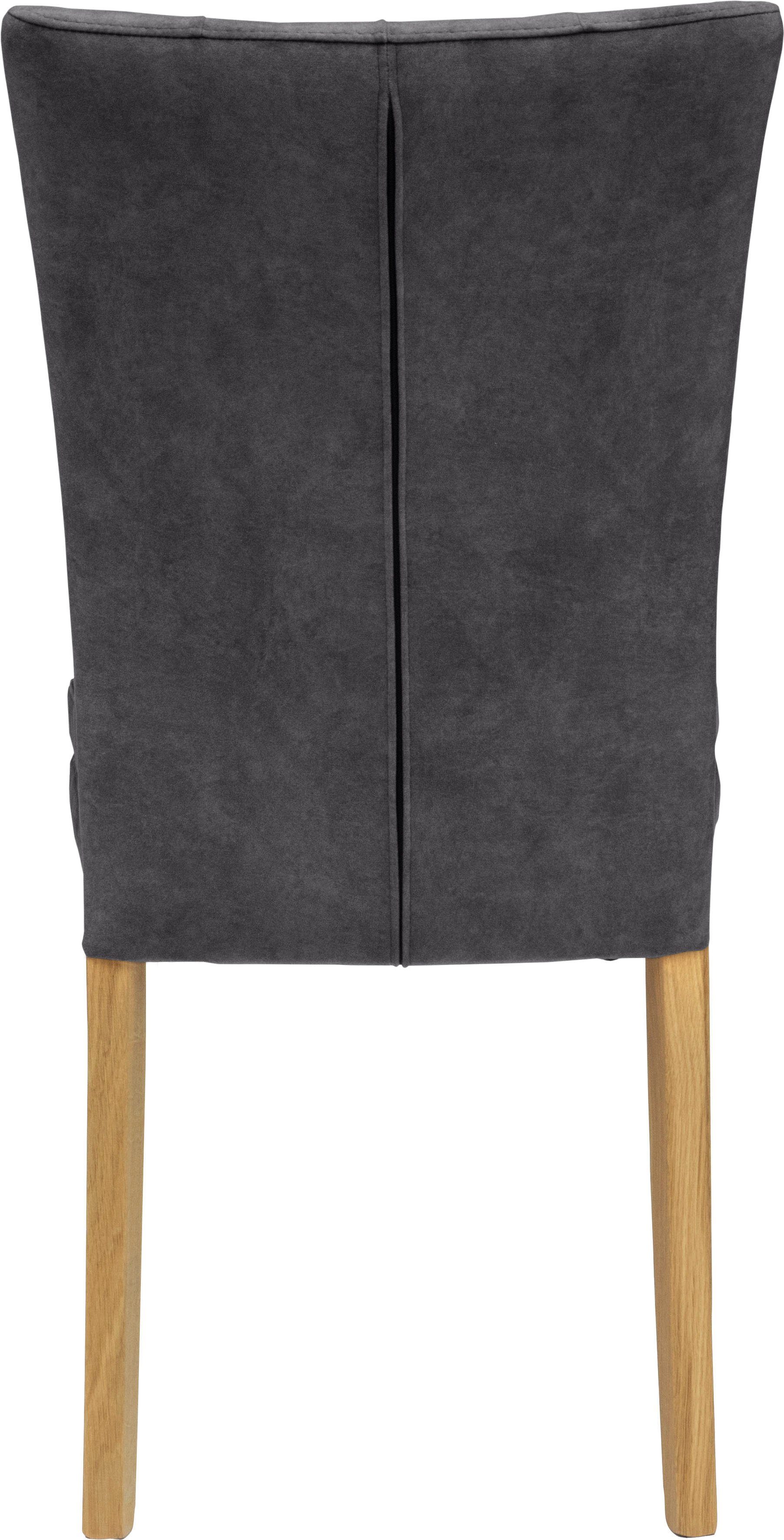 Home affaire Eetkamerstoel Colorado BESTSELLER Polsterstoel Poten in eiken of noten. In set van 2, 4 of 6