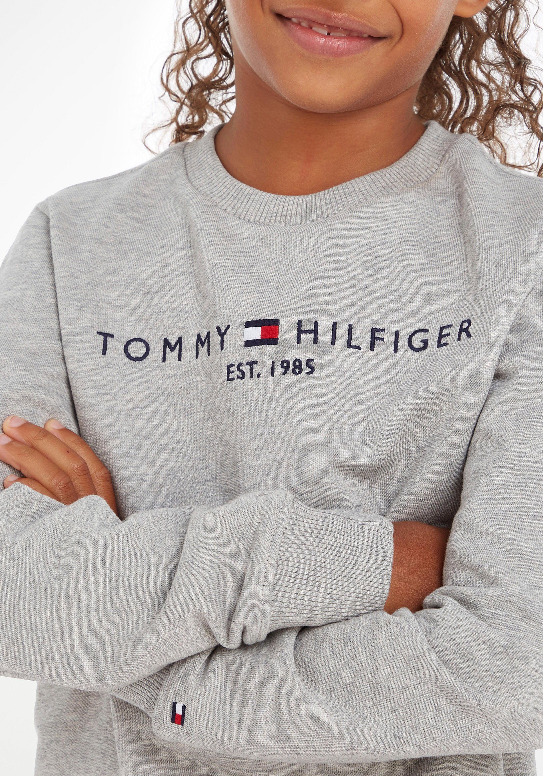 Tommy Hilfiger Sweatshirt ESSENTIAL SWEATSHIRT Kinderen Kids Junior MiniMe, voor jongens en meisjes