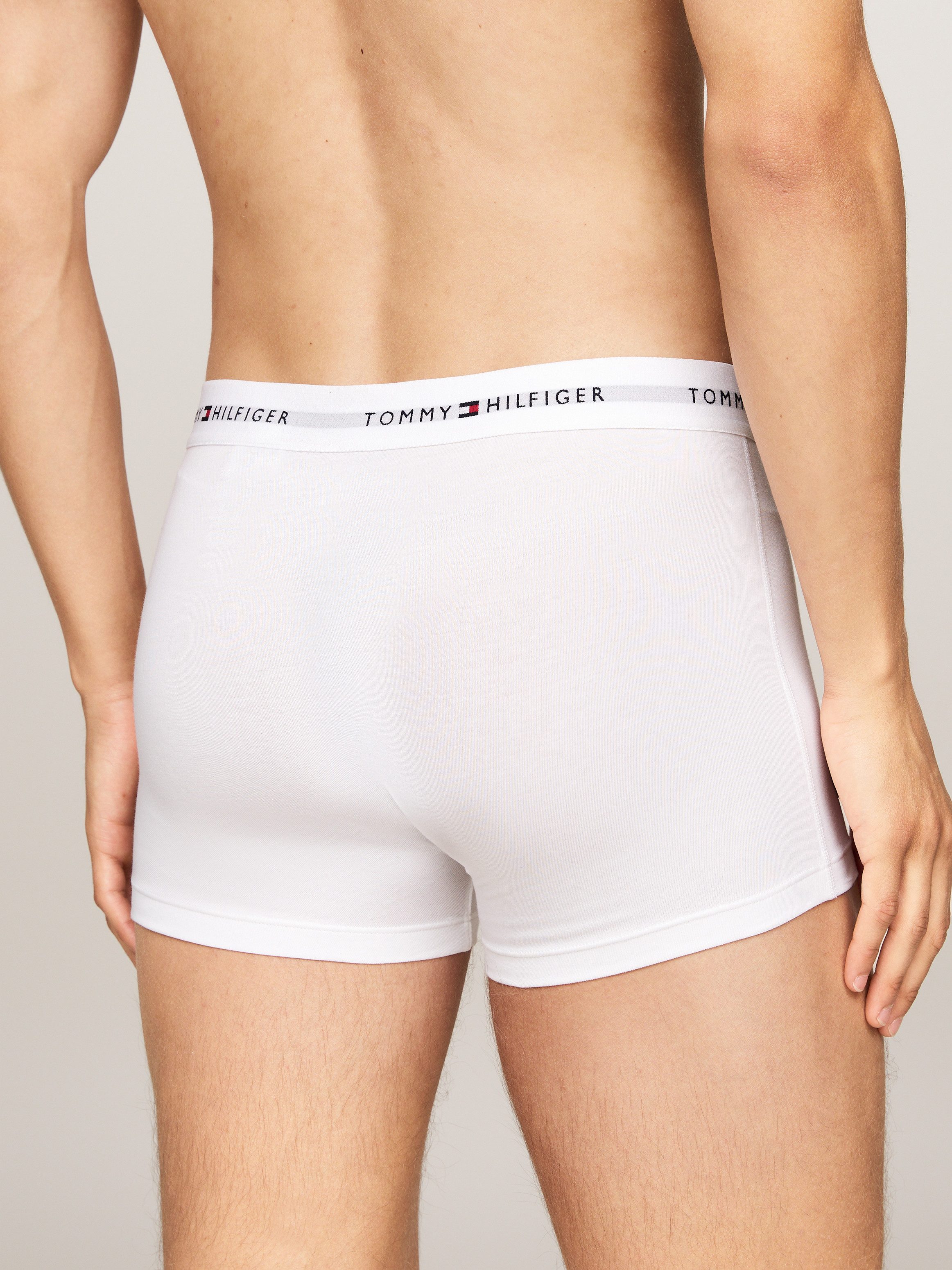 Tommy Hilfiger Underwear Boxershort 3P TRUNK met een logo-opschrift (3 stuks)