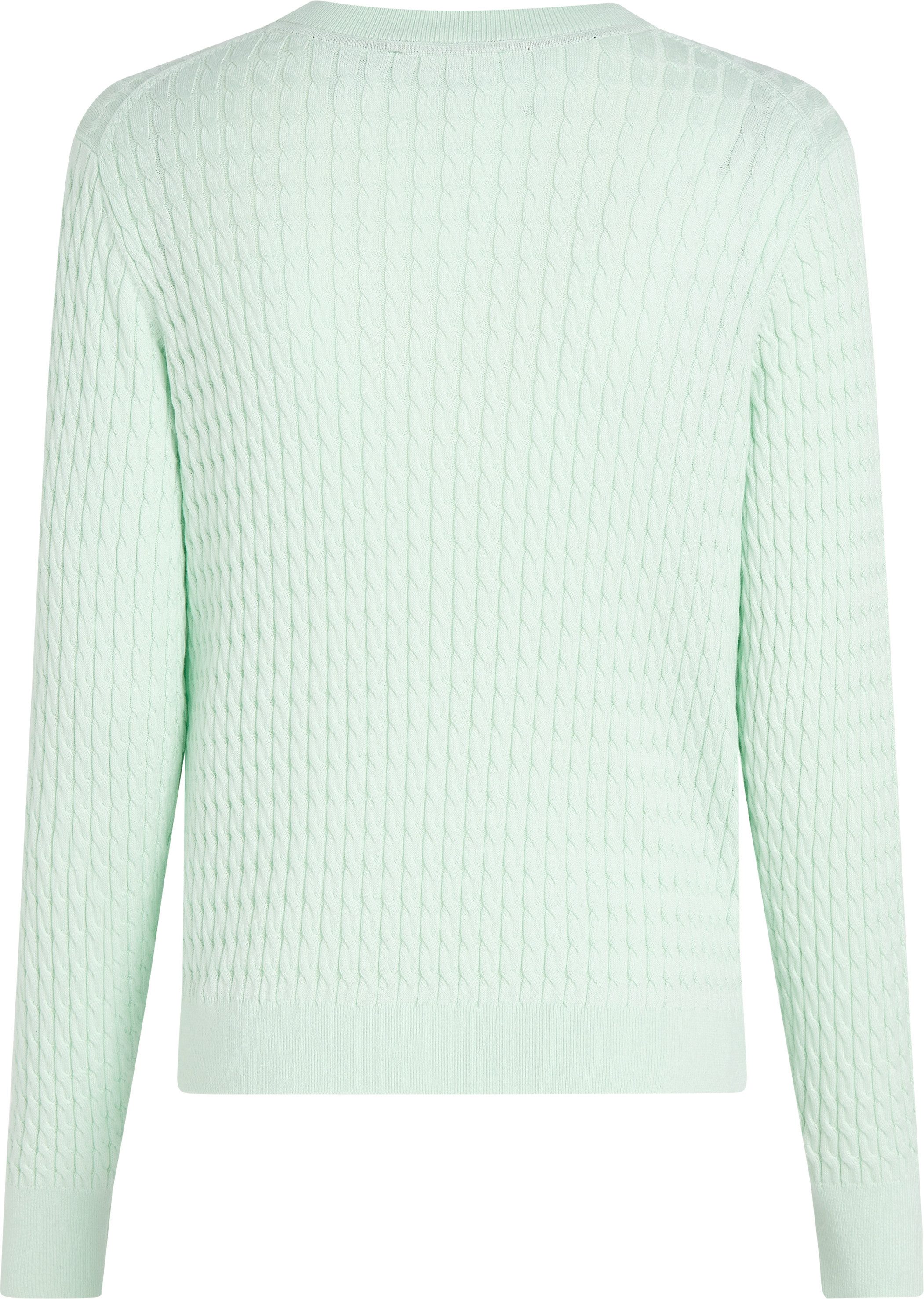Tommy Hilfiger Trui met ronde hals CO CABLE C-NK LS SWEATER