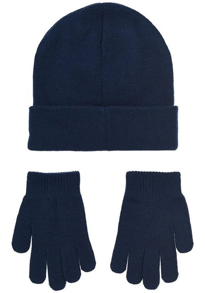Levi's Kidswear Gebreide muts CORE BATWING BEANIE GLOVES (set 2 stuks)