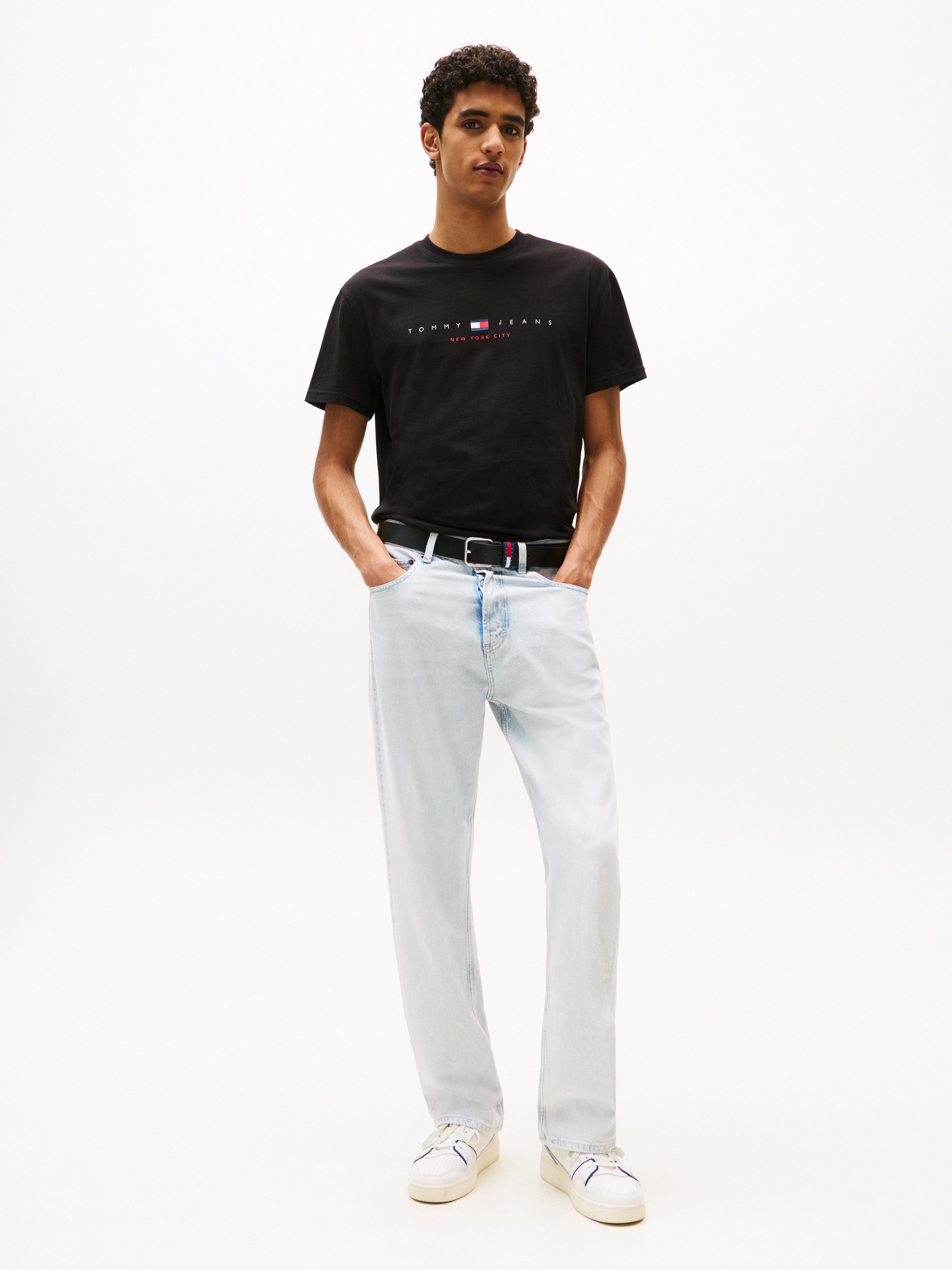 TOMMY JEANS T-shirt TJM REG FLAG LINEAR SS TEE EXT