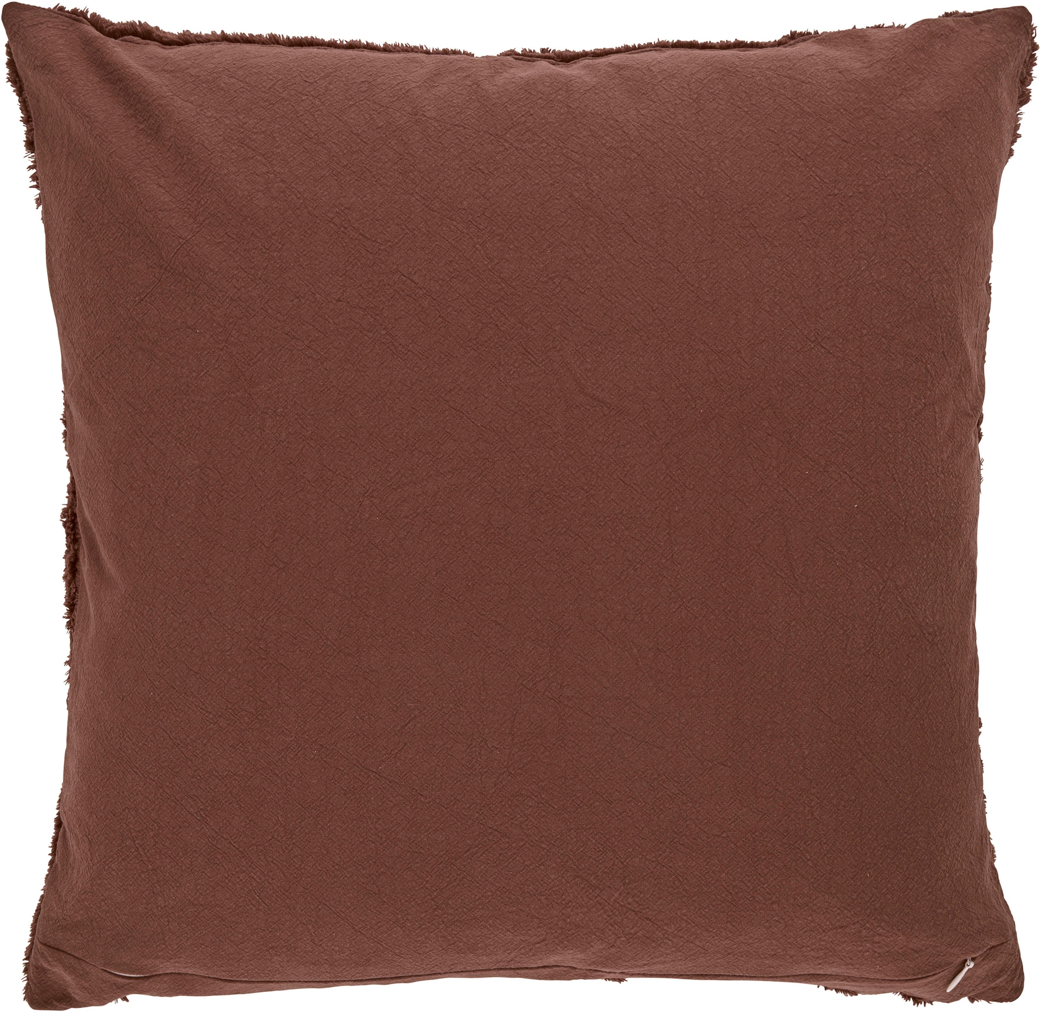 LeGer Home by Lena Gercke Kussenovertrekken Loana met pluizige 3d-patronen (combi-set, 2 stuks)