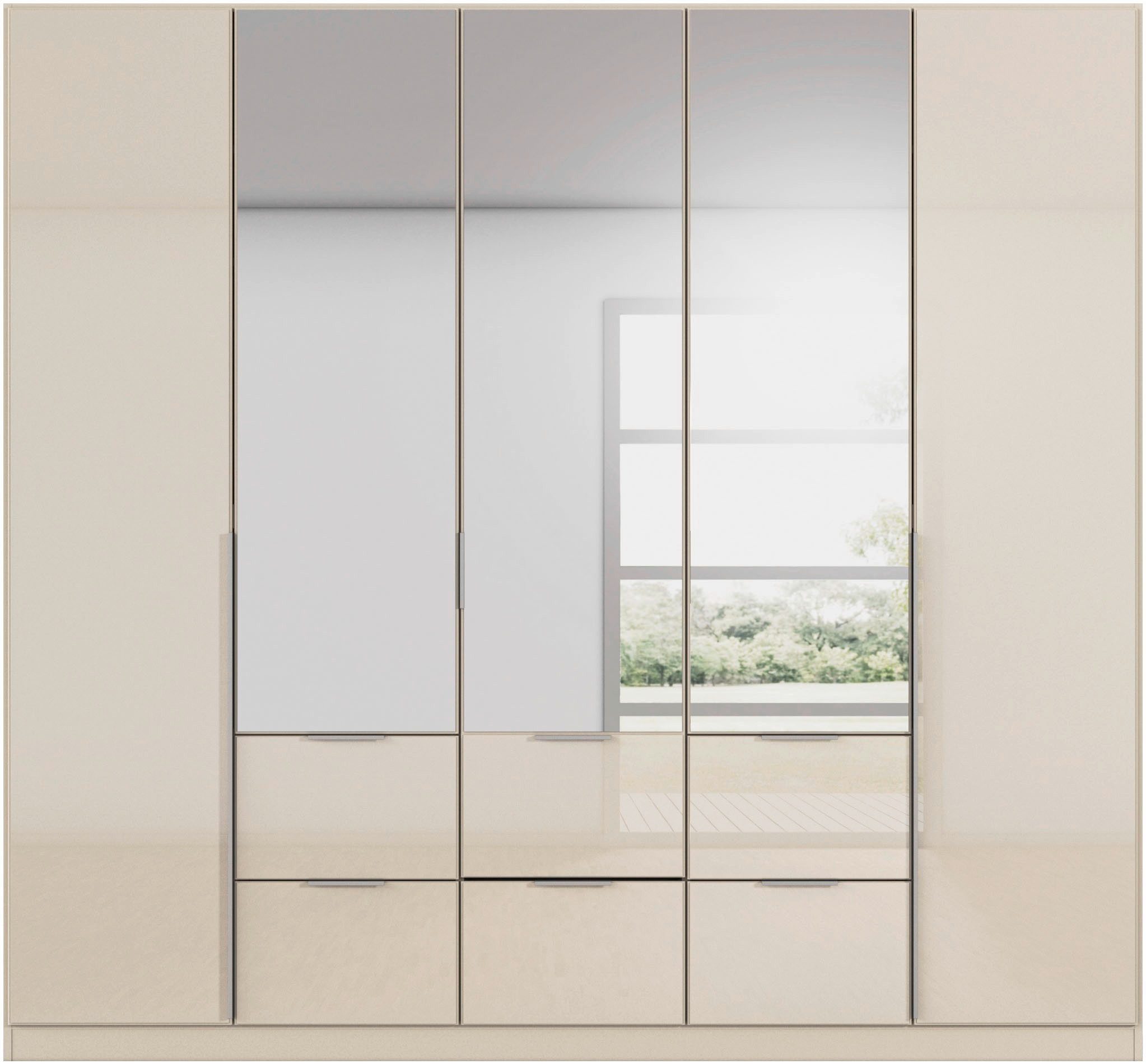 rauch Draaideurkast Kledingkasten kast garderobe AGORDO met glazen front