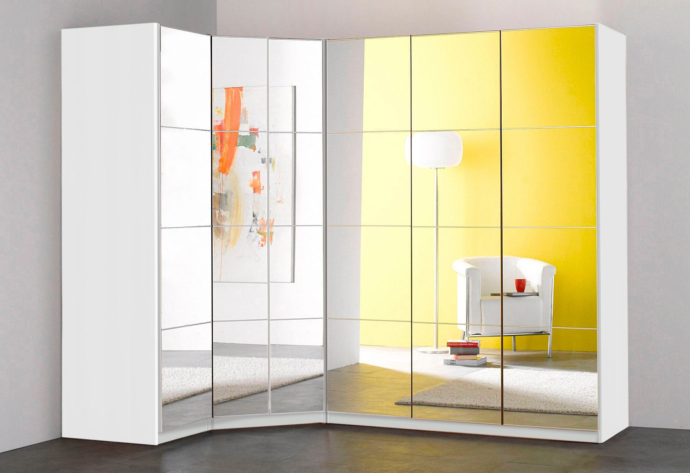 priess Kledingkast Malaga met spiegelfront