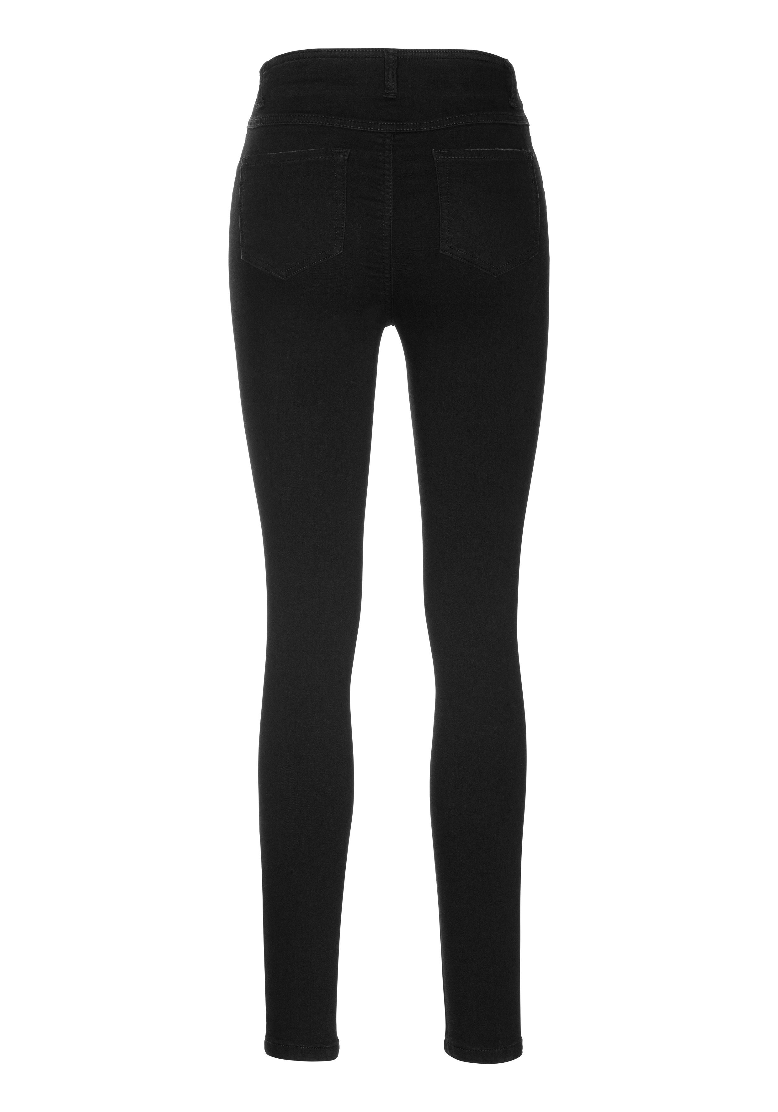 Arizona Skinny fit jeans Ultra Stretch hoge taille, enkel-lang, elastisch denim-materiaal