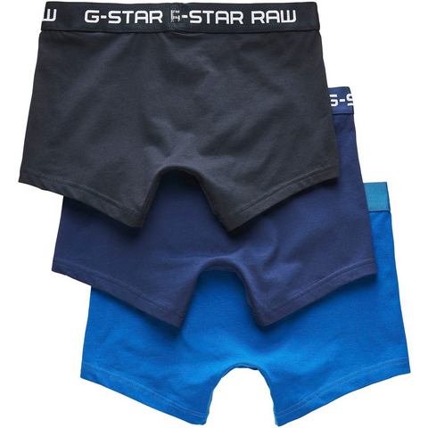 G-Star-boxershorts Classic Trunk 3 in blauw