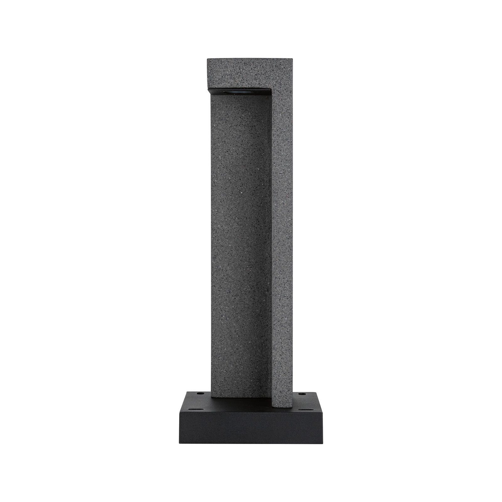 Paulmann Led-bolderlamp Concrea IP65 450mm 3000K 6,8W 200lm 230V zwarte zandsteen beton (1 stuk)