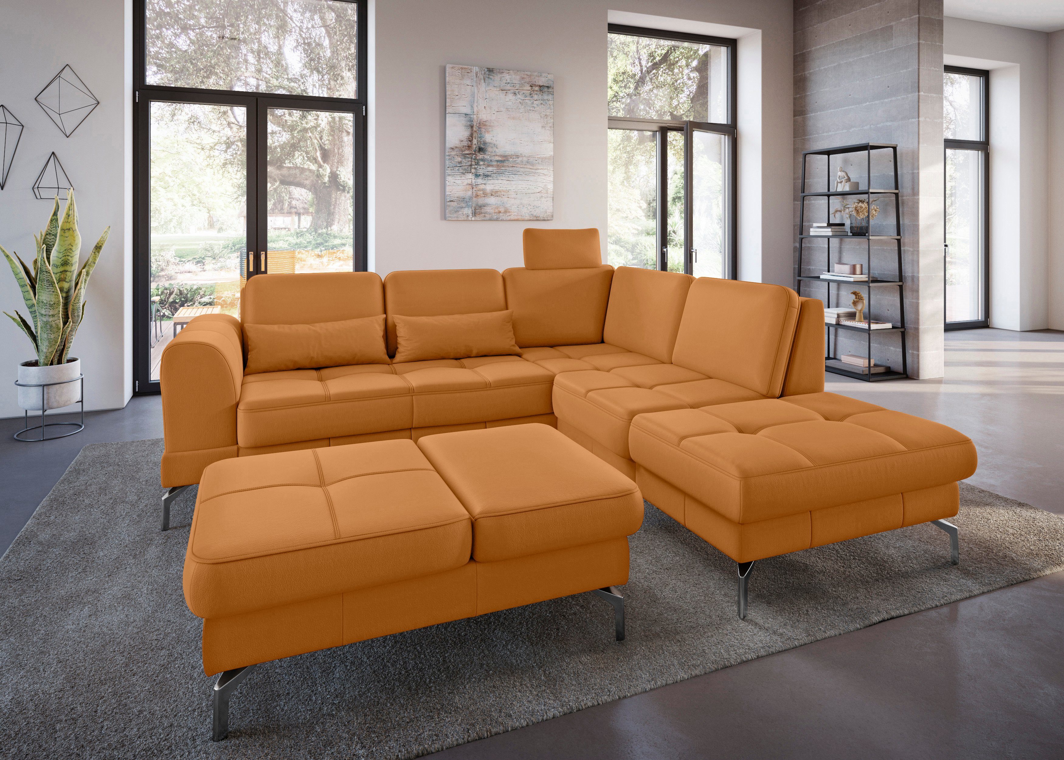 sit&more Hocker Bendigo met inklapfunctie, bodemvrijheid 15 cm, naar keuze in 2 pootkleuren