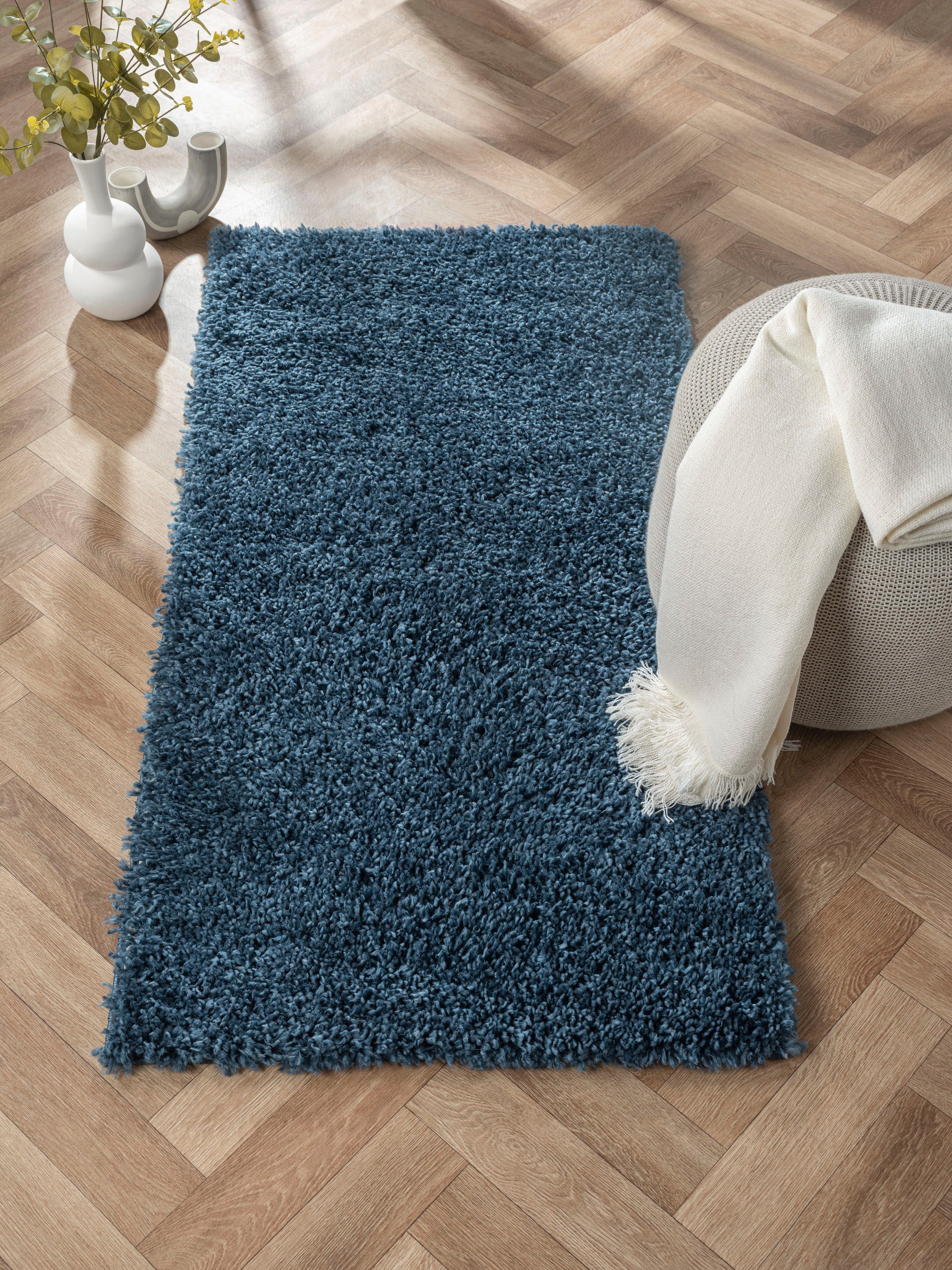 Myflair Möbel & Accessoires Hoogpolig vloerkleed My Shaggy Shaggy, uni-kleuren, licht glanzend, microvezel, extra fluffy