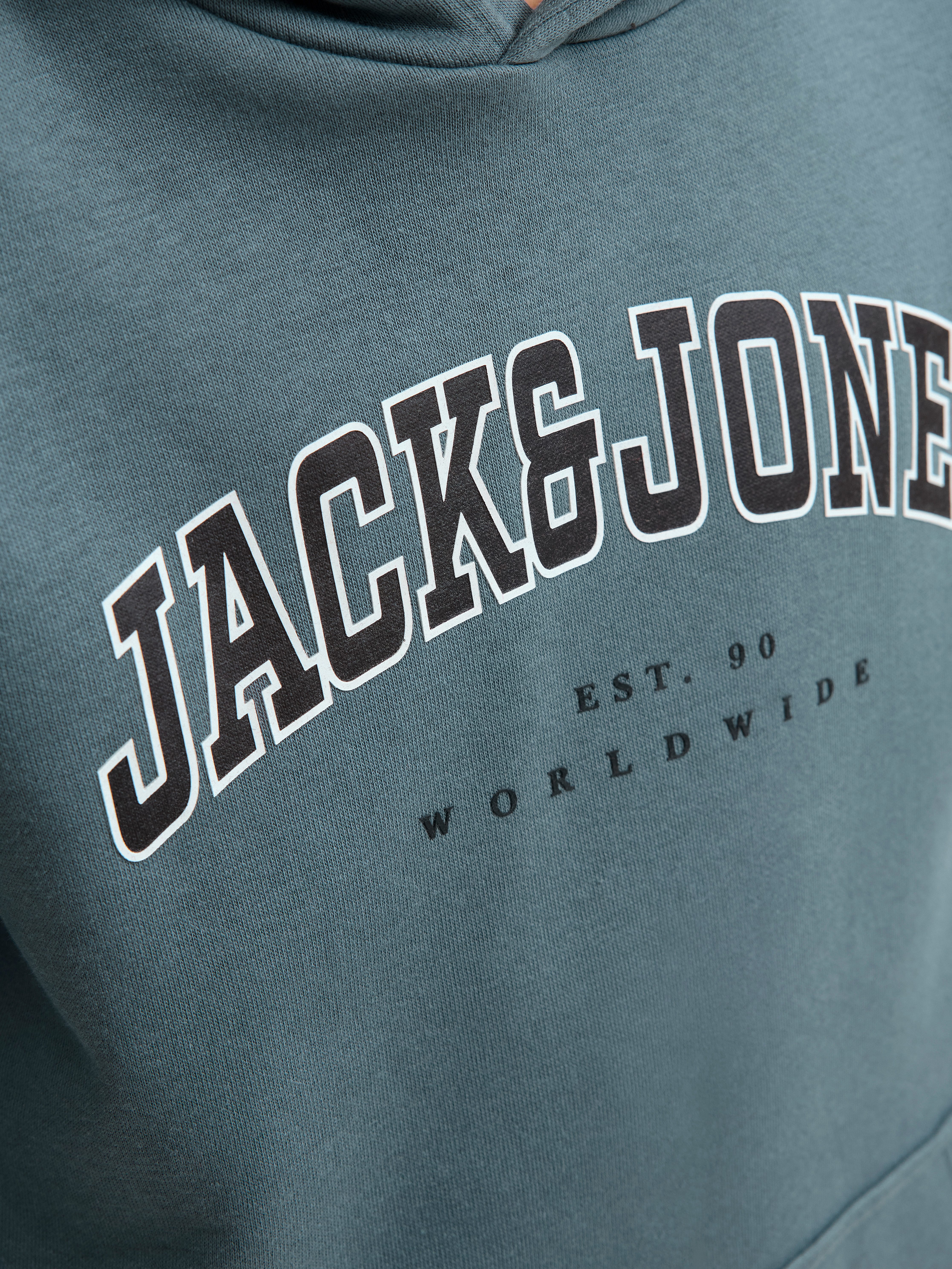 Jack & Jones Junior Hoodie JJECALEB VARSITY SWEAT HOOD NOOS JNR
