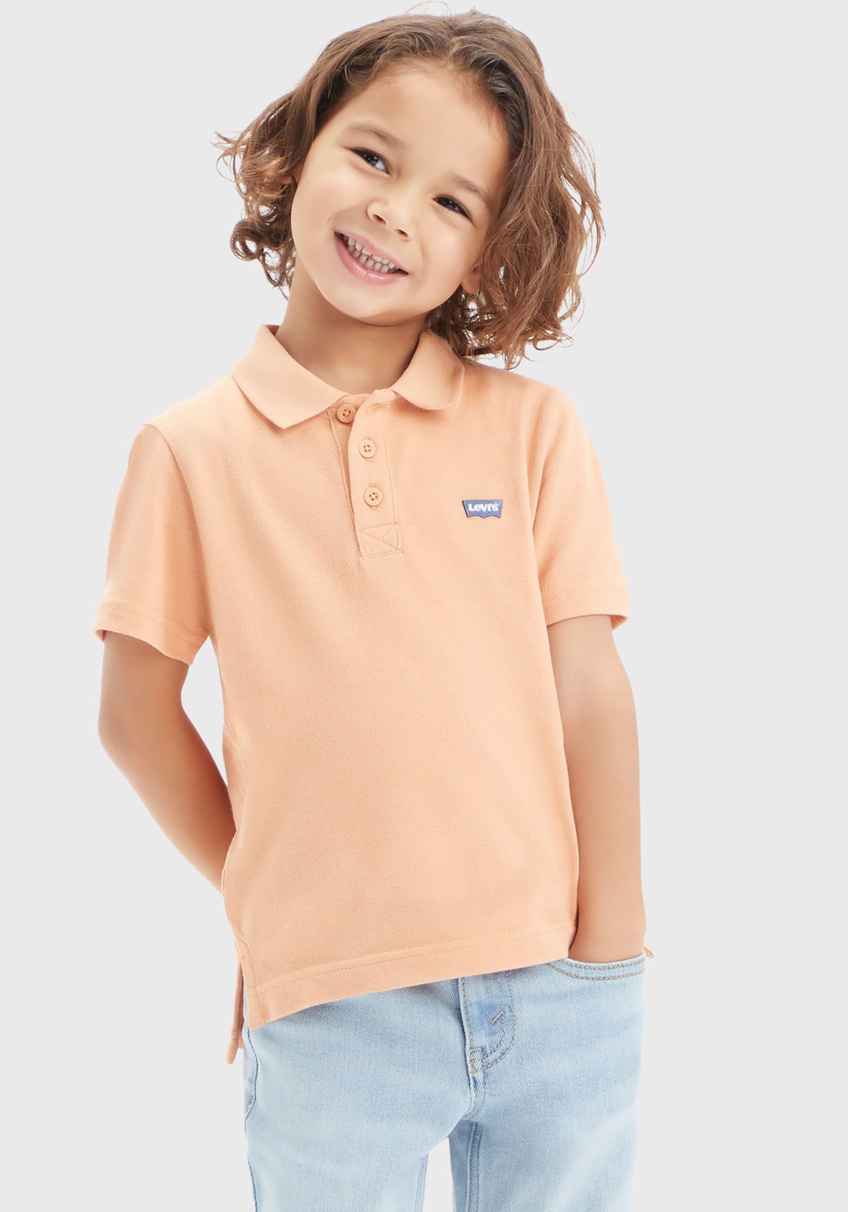 Levi's Kidswear Poloshirt LVB BACK NECK TAPE POLO jongens poloshirts maat 16 (176)