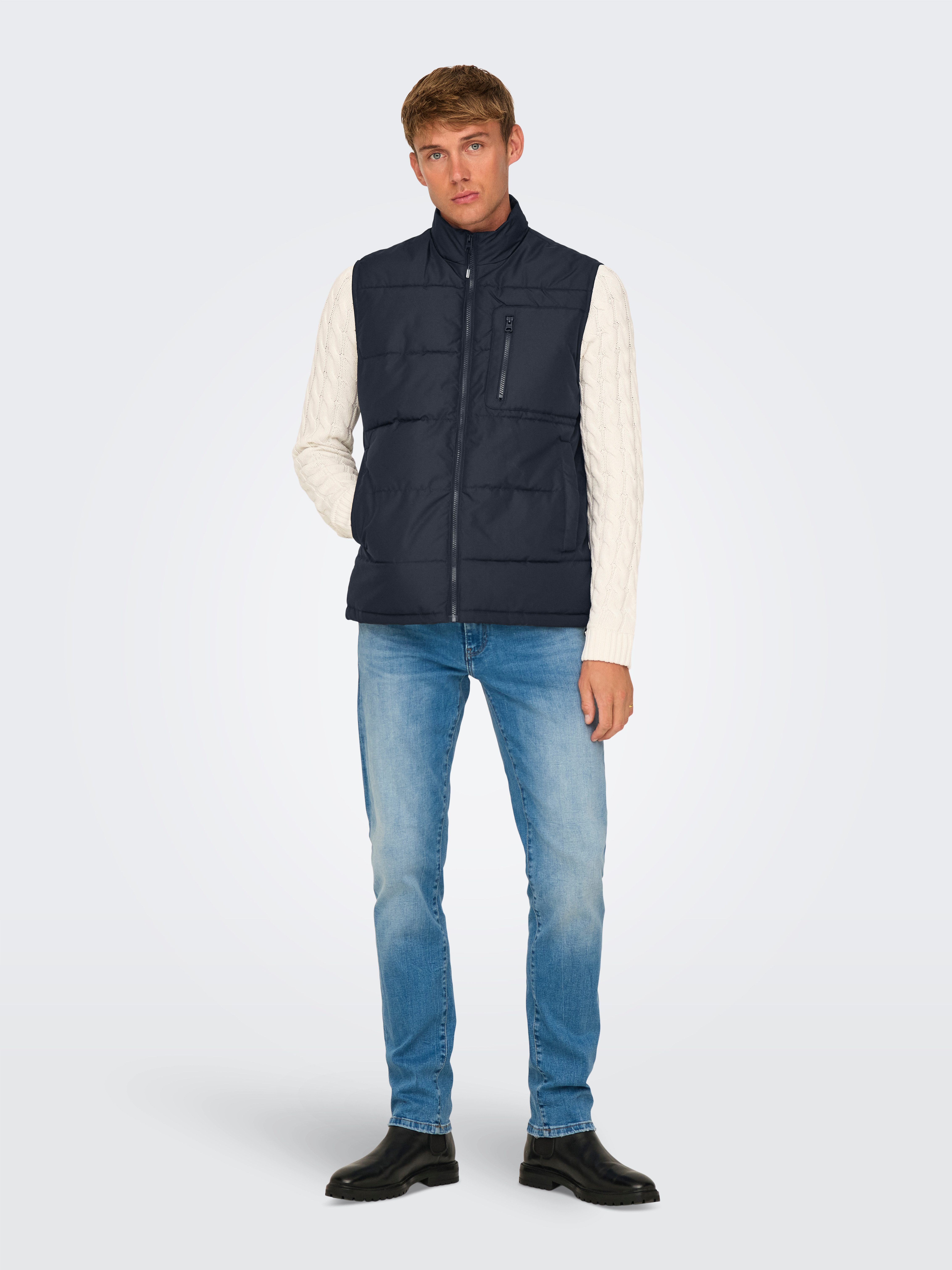 ONLY & SONS Bodywarmer ONSJAKE QUILTED VEST OTW
