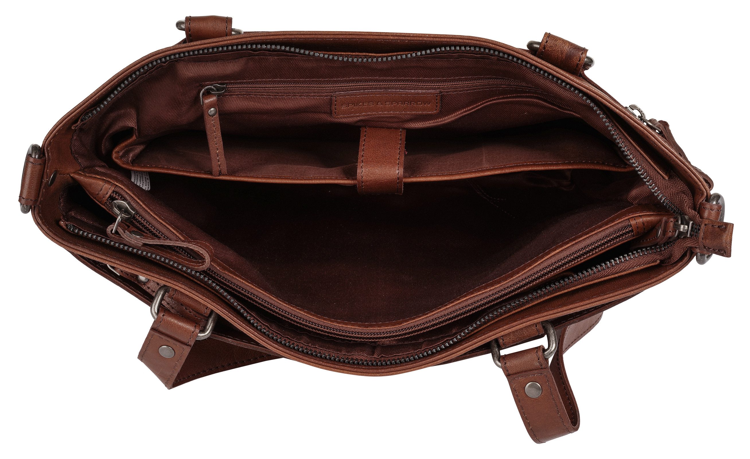 Spikes & Sparrow Shopper echt leder