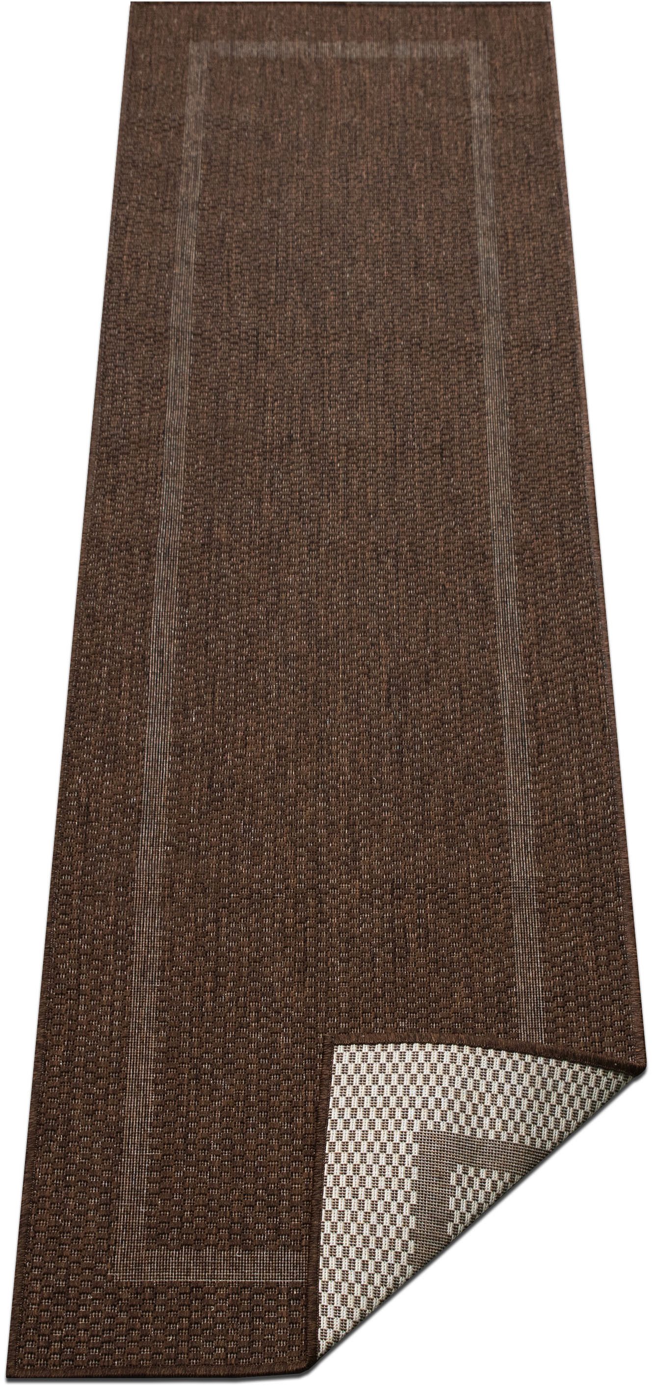 my home Vloerkleed Venetië rand is ook als loper verkrijgbaar Geschikt voor binnen en buiten, sisal-look, weerbestendig & uv-bestendig