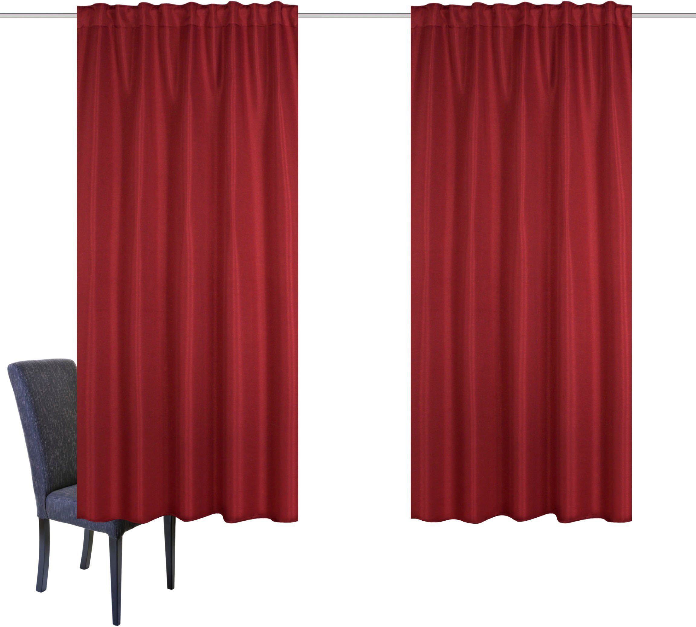 Home Basics Gordijn 2er JOHN Verduisteringsgordijn (2 stuks)