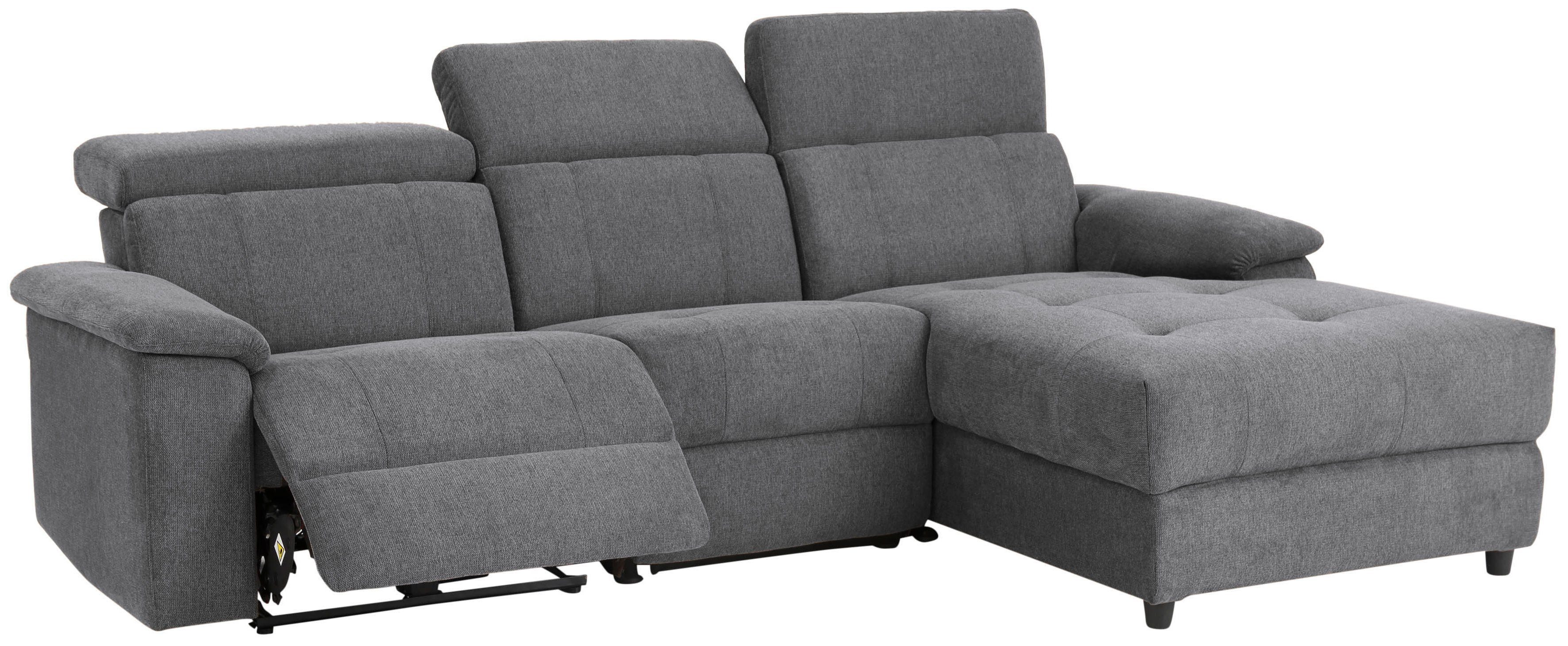 Home affaire Hoekbank Binado, L-vorm, met handmatige of elektrische relaxfunctie met usb-aansluiting