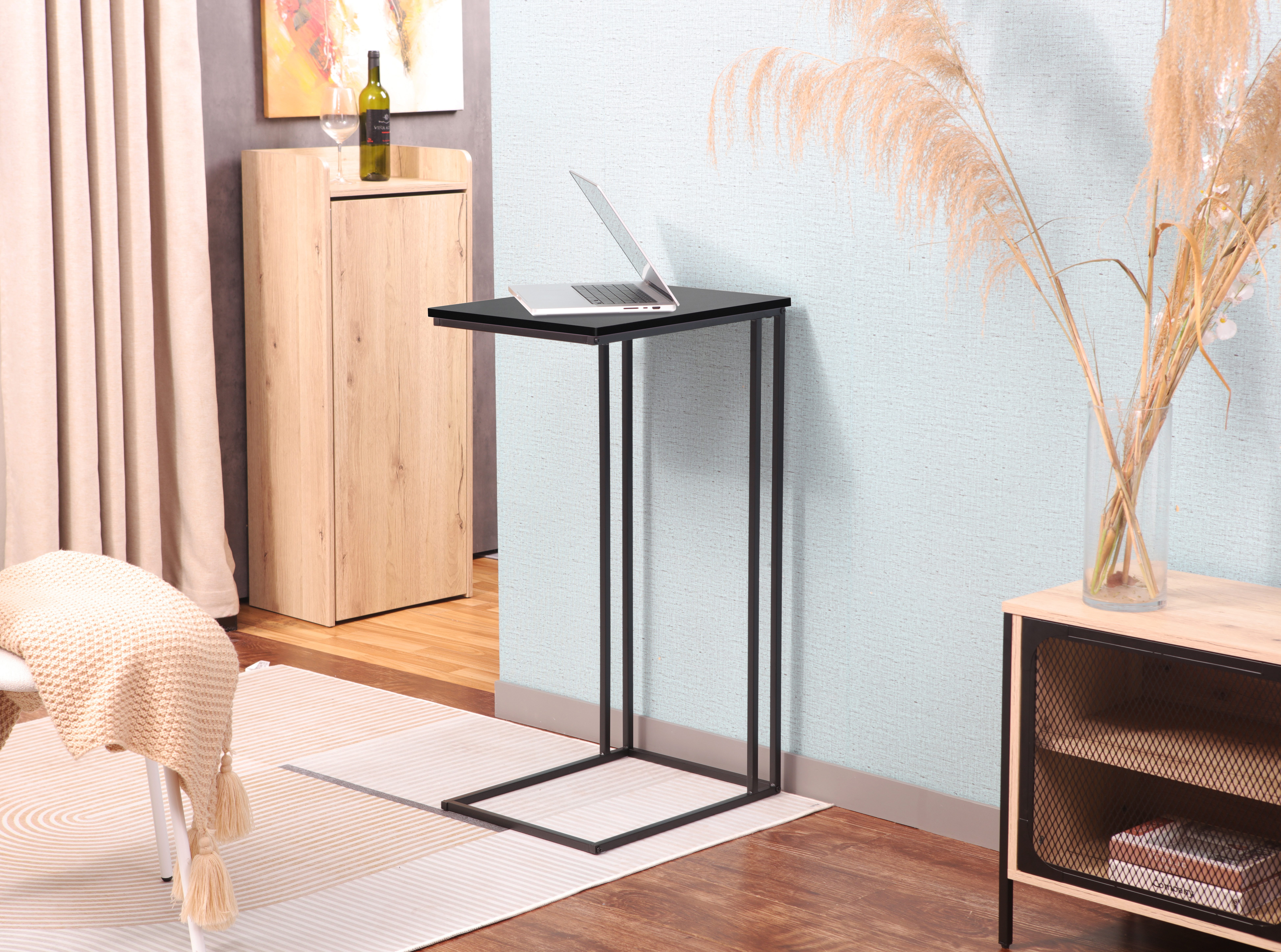 INOSIGN Bijzettafel Sterling Nachtkastje voor een boxspringbed - salontafel (B/D/H): 50/40/91 cm (1 stuk)