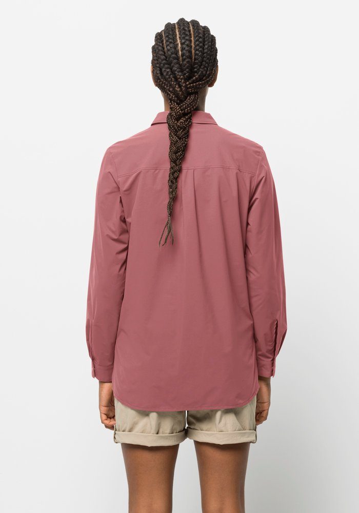Jack Wolfskin Outdoorblouse LIGHT WANDER LS SHIRT W