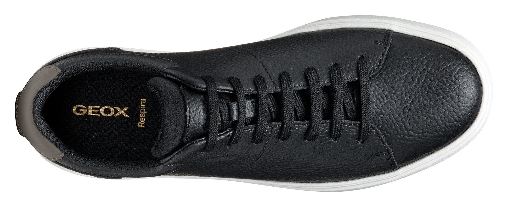 Geox Sneakers U BALTMOORE , retro sneaker, veterschoen met contrasterende hiel