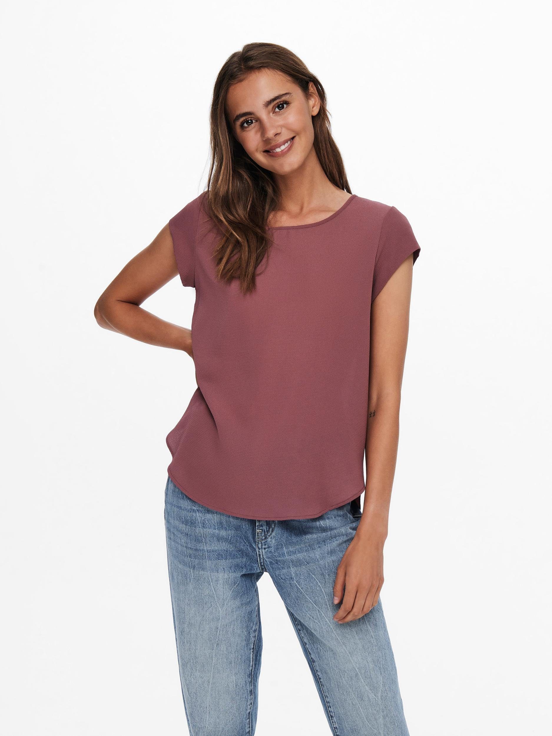Only shirtblouse ONLVIC S-S SOLID TOP