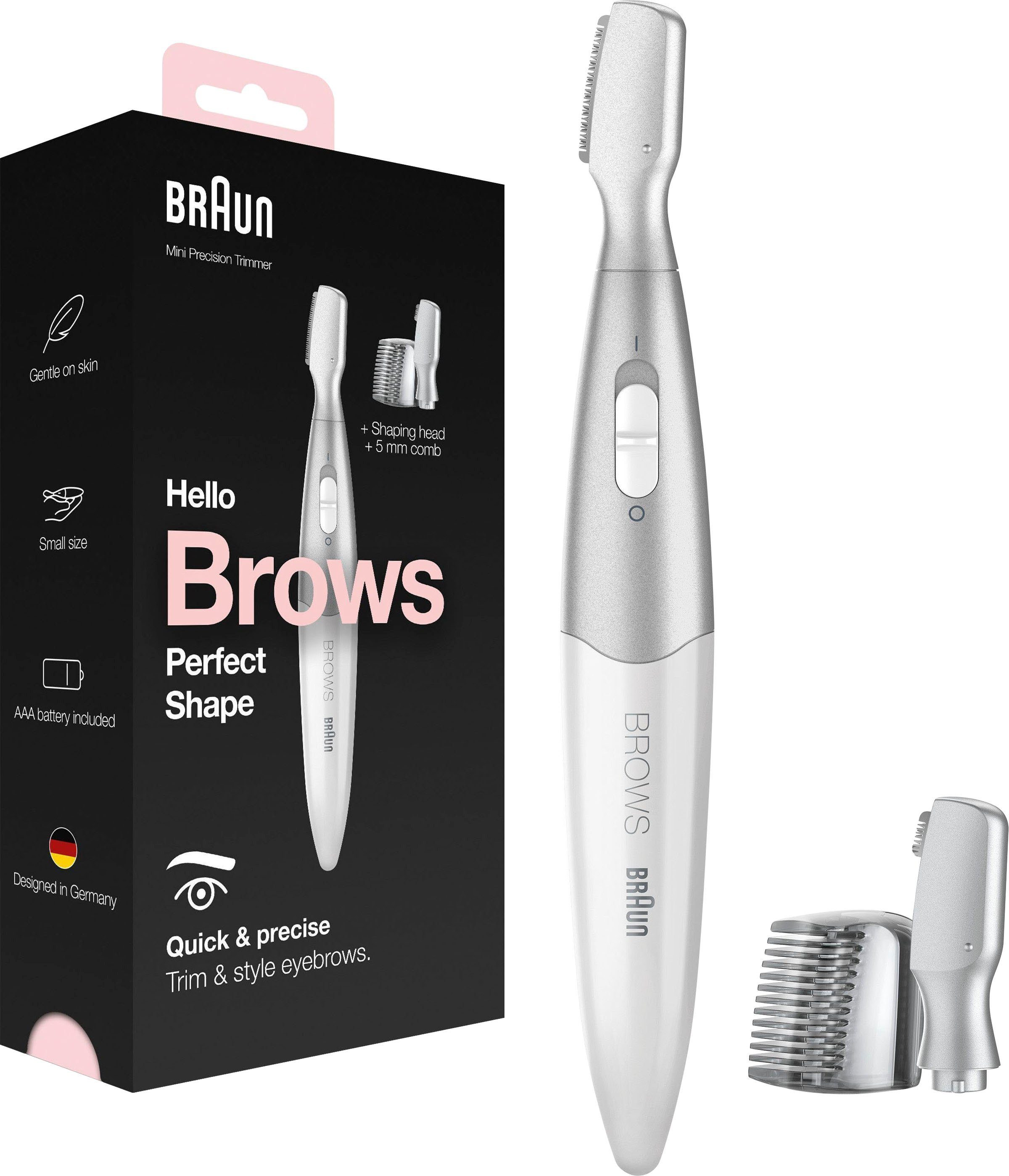 Braun Wenkbrauwtrimmer FG1106 wenkbrauwen-mini-precisietrimmer