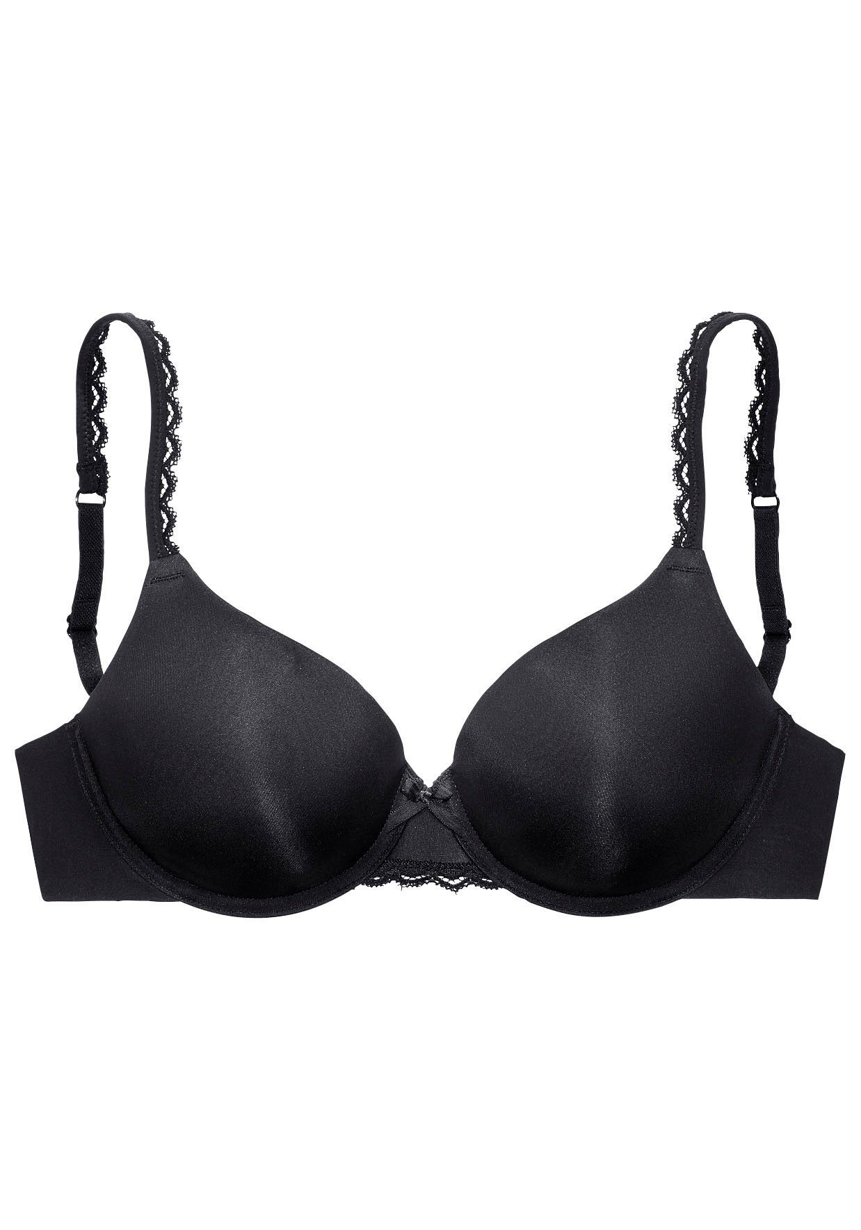 s.Oliver RED LABEL Beachwear Bh met steuncups Camille met kantbandjes, basic lingerie