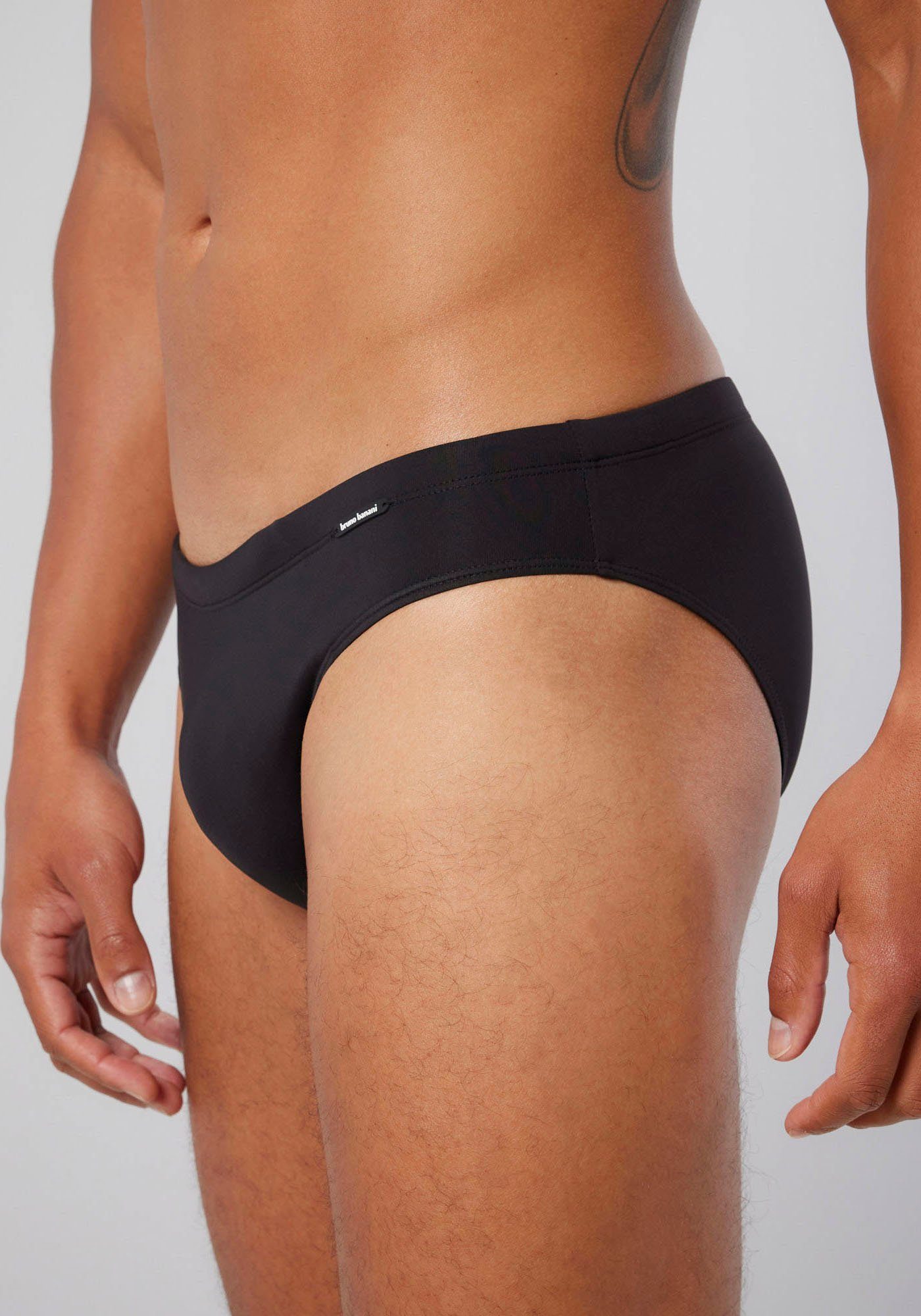 Bruno Banani Zwembroek Mini Wave Line 2.0 Swim met opzij gestempeld logo (1 stuk)