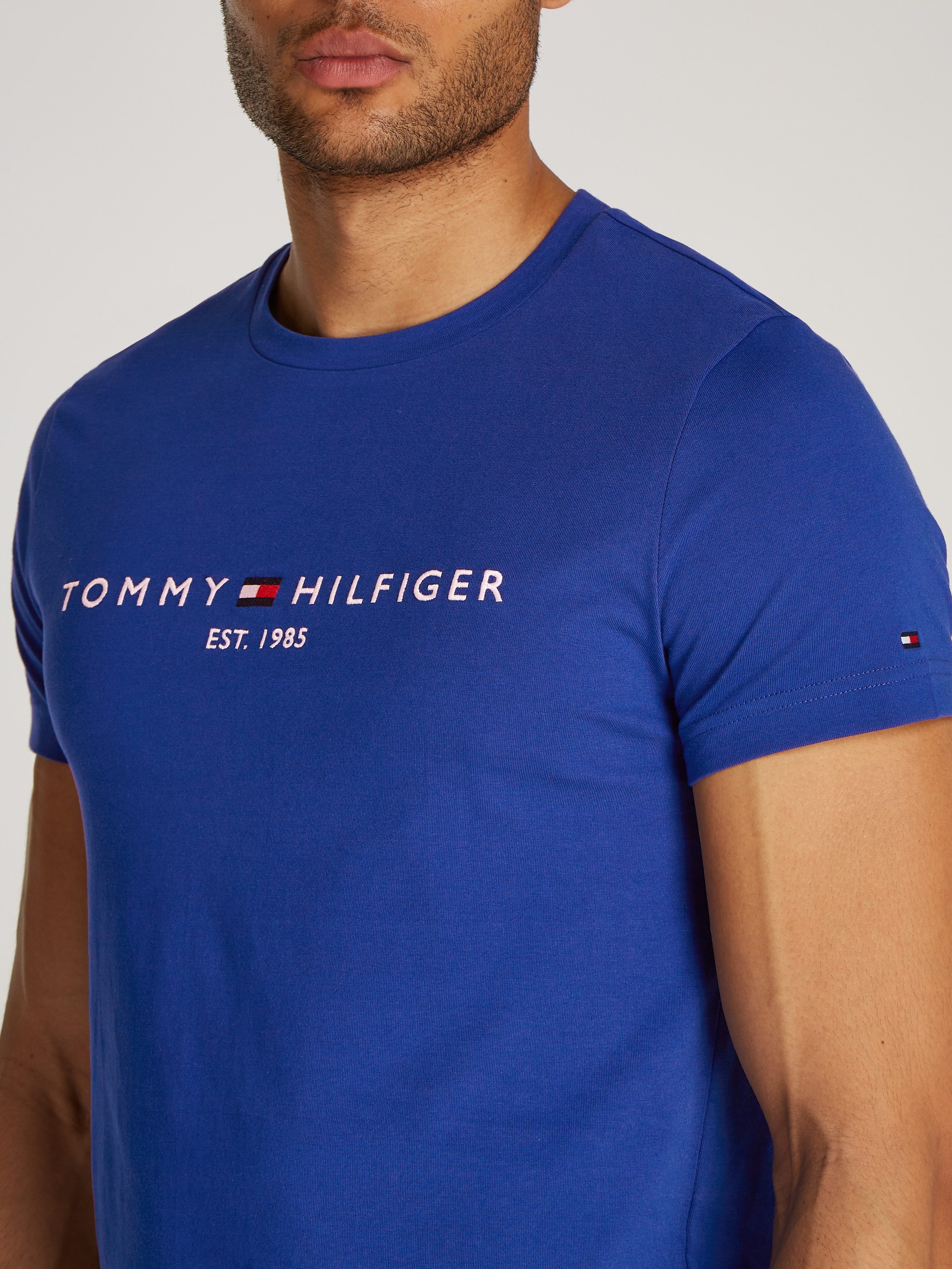 Tommy Hilfiger T-shirt Tommy Logo Tee van duurzaam katoen