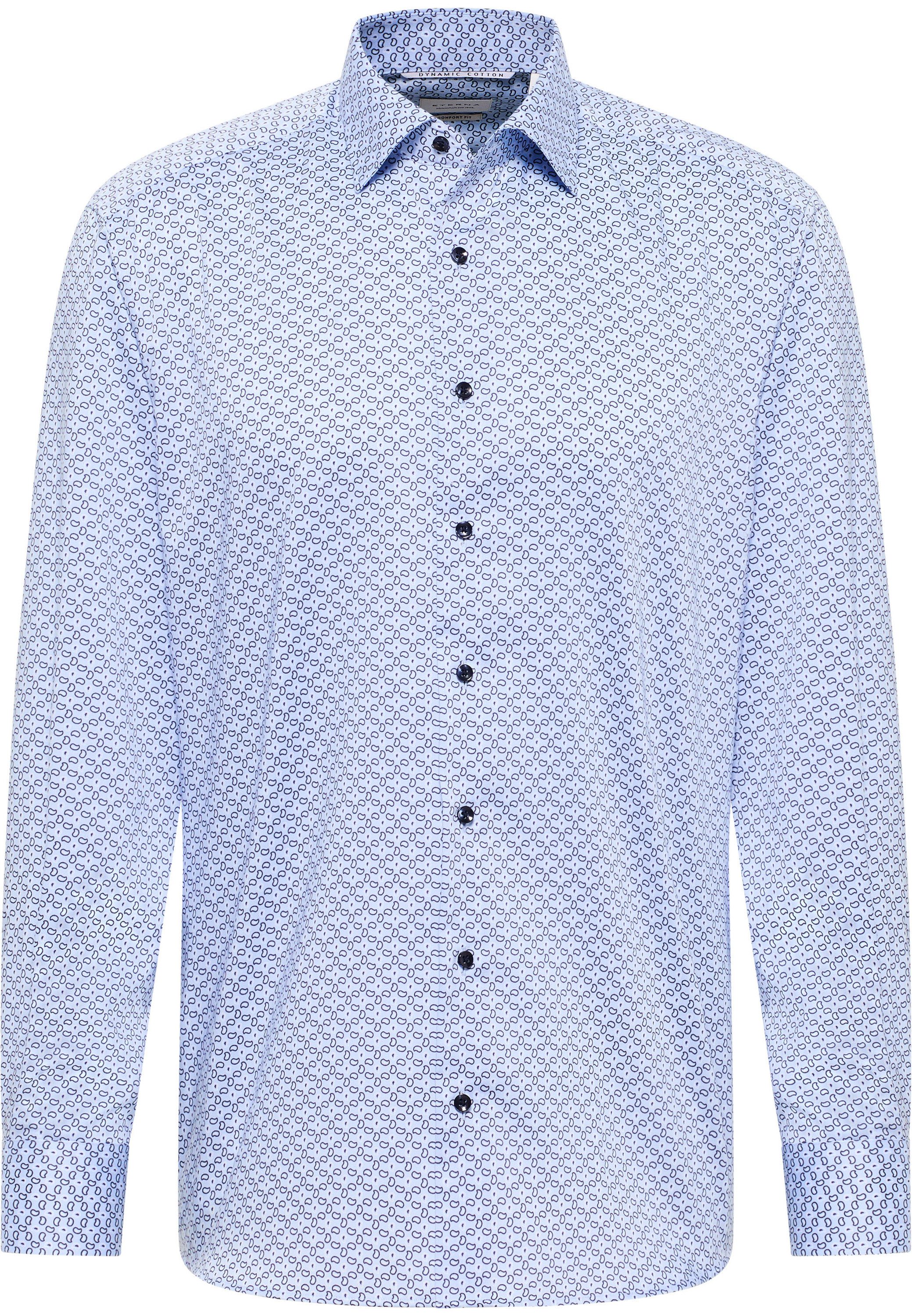 Eterna Overhemd met lange mouwen Comfort fit NON IRON (strijkvrij)