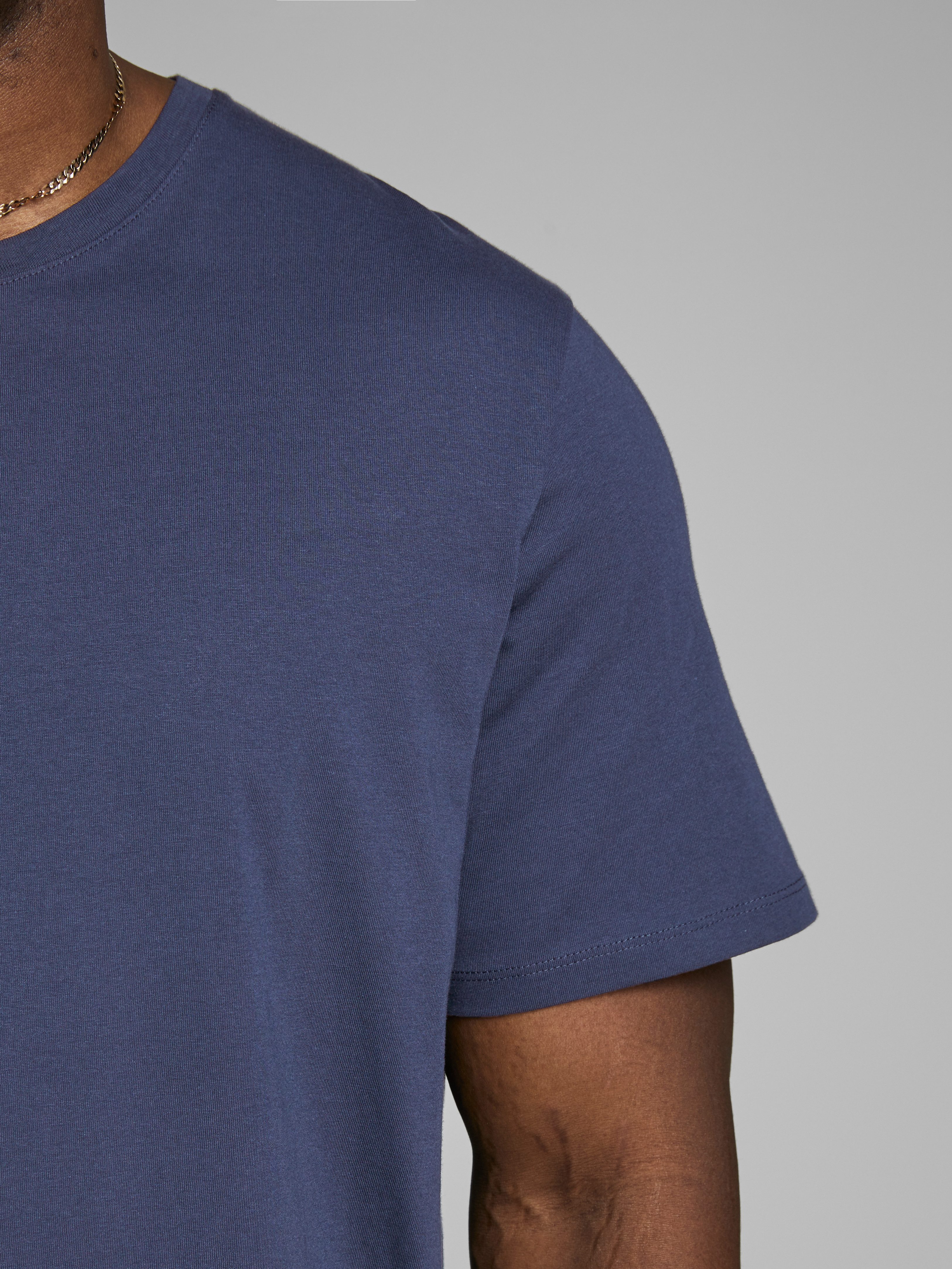 Jack & Jones PlusSize Shirt met ronde hals JJEORGANIC BASIC TEE SS O-NECK NOOS PLS