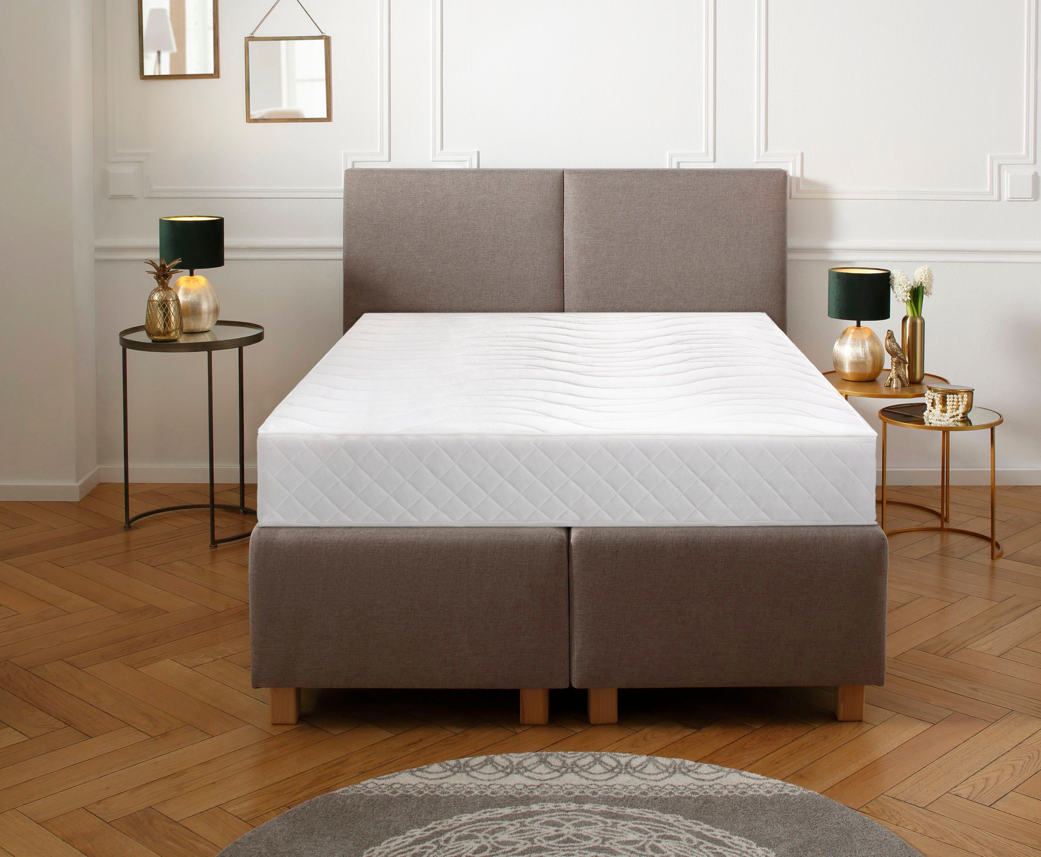 f.a.n. Frankenstolz Pocketveringsmatras Loona, 7 zones matras 90x200 cm, 140x200 cm & andere maten Matras H2-H4, ergonomisch, ademend, 420 veren bij 100x200 cm hoogte 24 cm