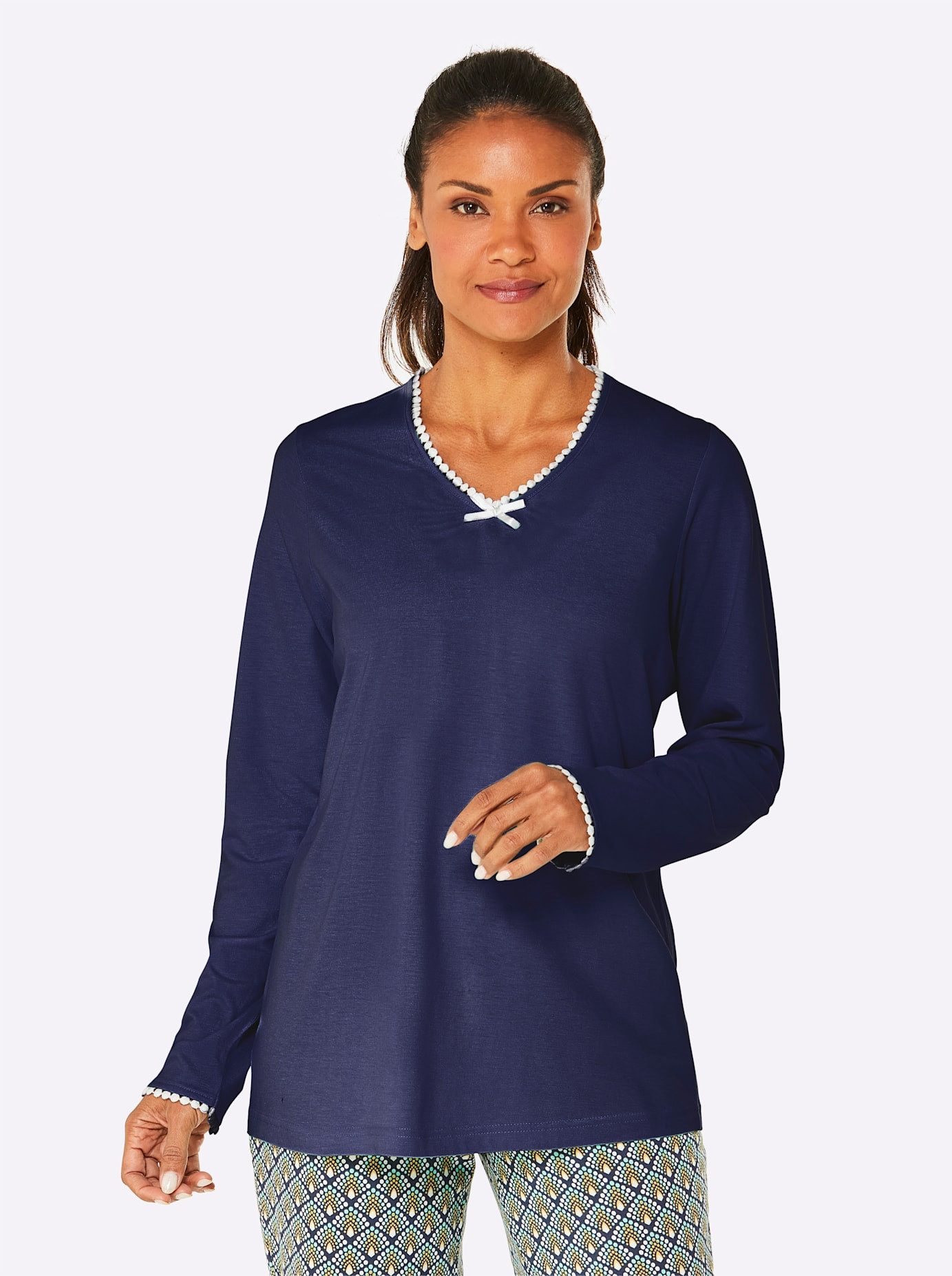 wäschepur Pyjama top Pyjamashirt (1-delig)
