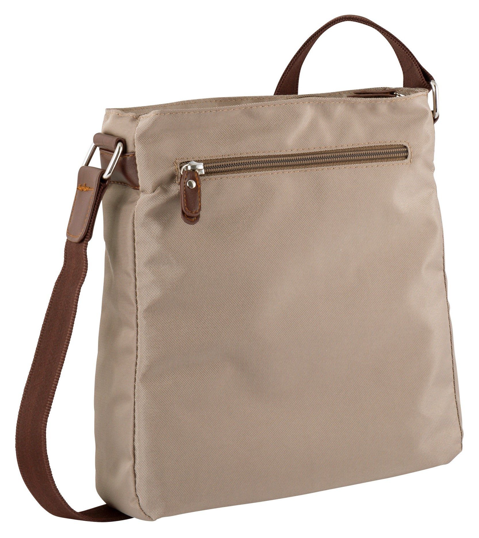 Tom Tailor Hobo-tas Rina van lichtgewicht nylon en ingewikkeld geweven riemband