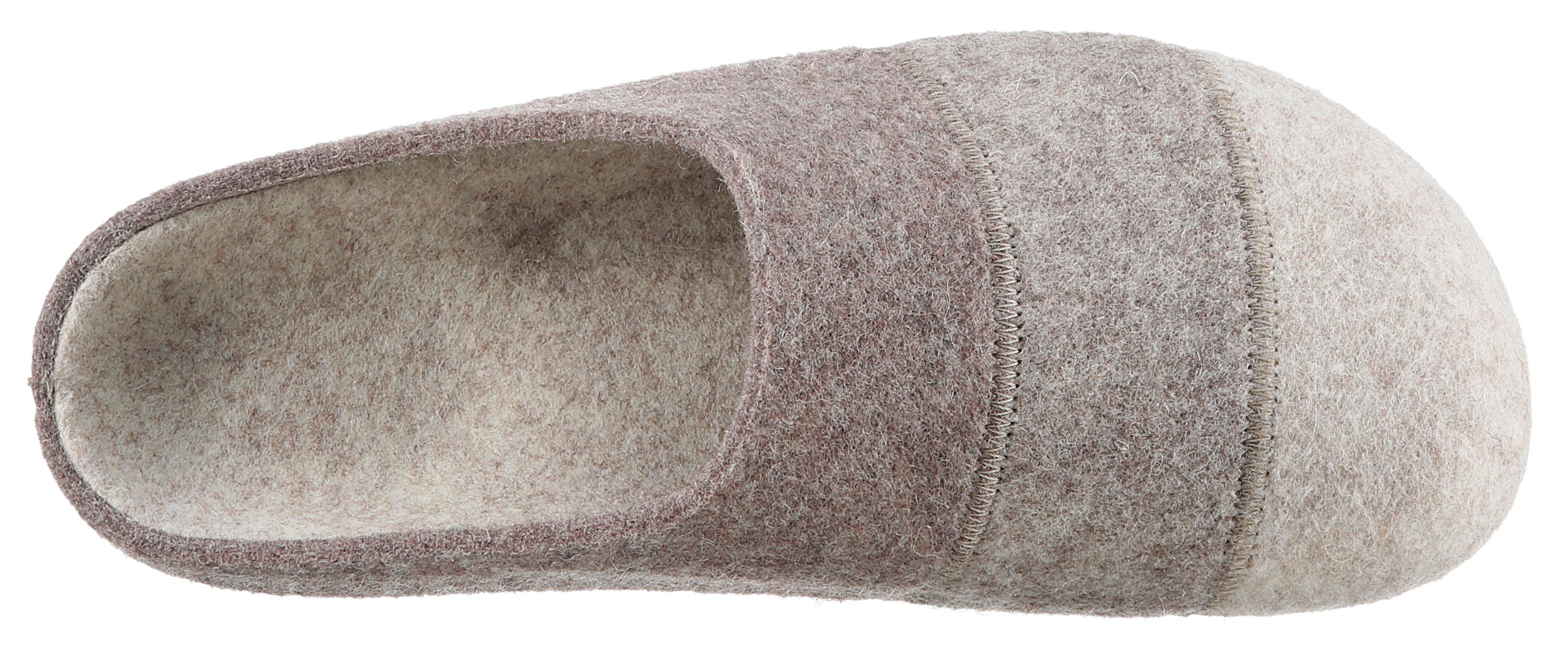 Aniston SHOES Clogs Panal pantoffel, homeslipper in patchwork-uitstraling