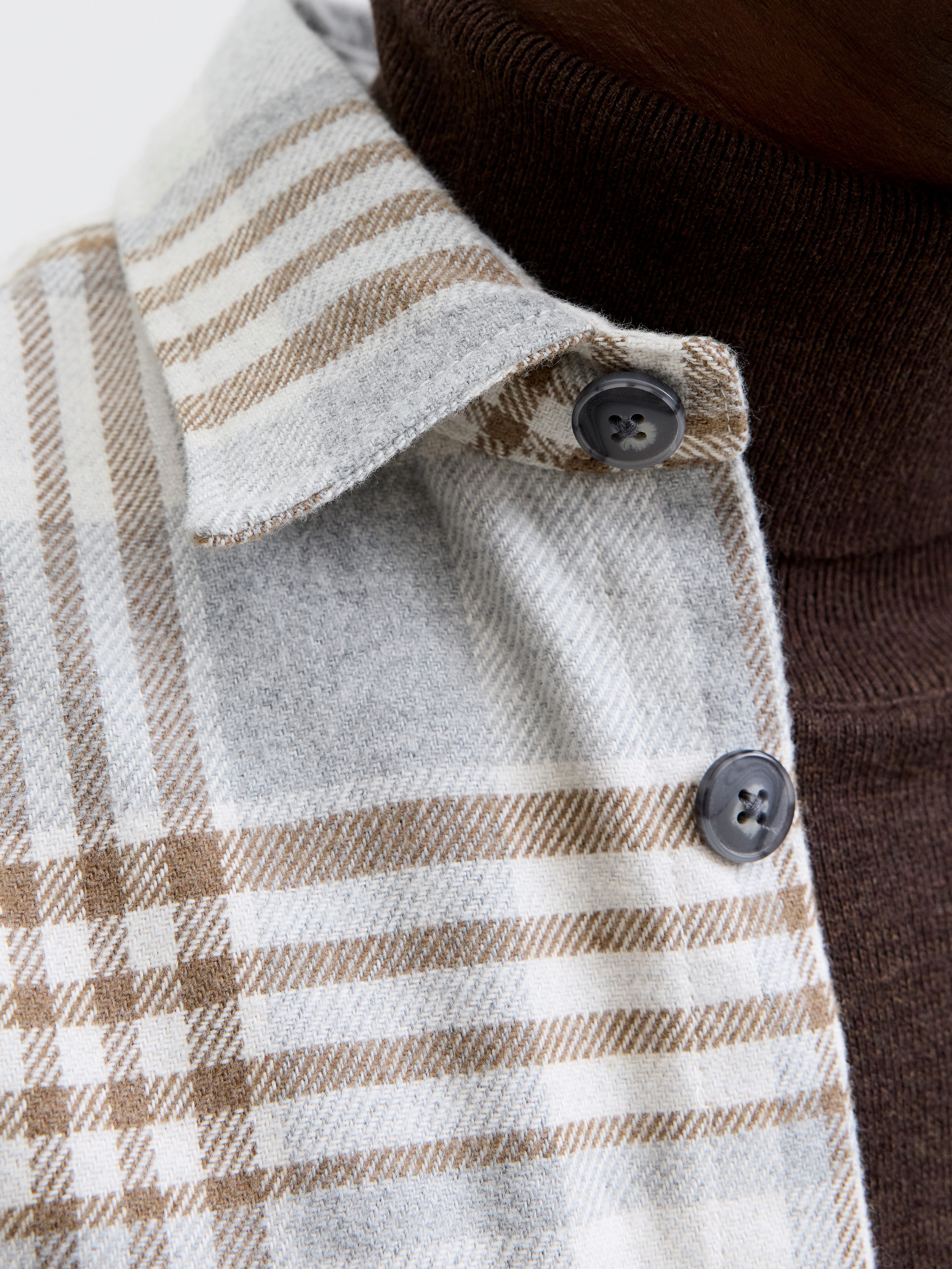 Jack & Jones Overhemd met lange mouwen JPRRAYLE MELANGE CHECK L/S OVERSHIRT SN