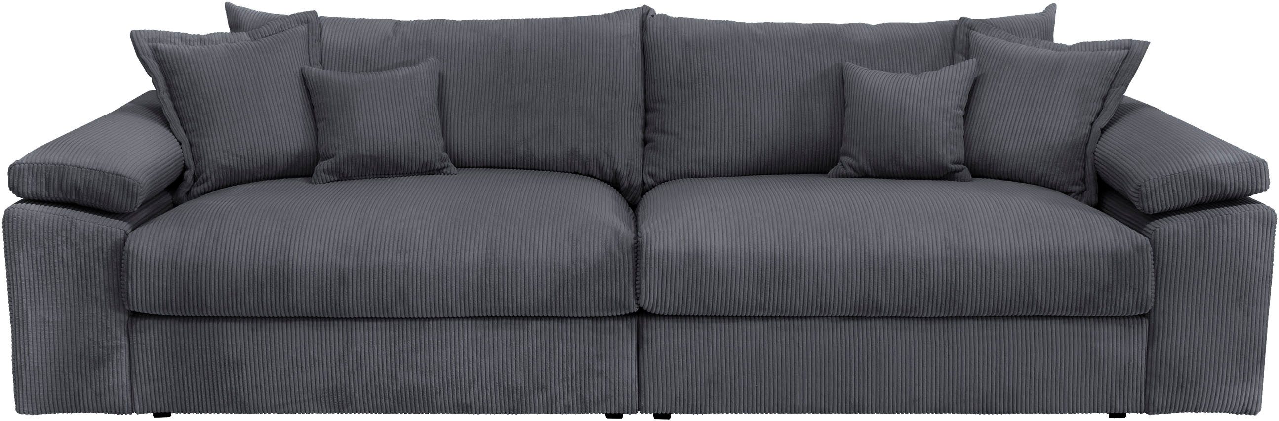 Home affaire Megabank Soft&Cosy XXL - breedte 303 cm Mega-bank, in corduroy, met binnenvering